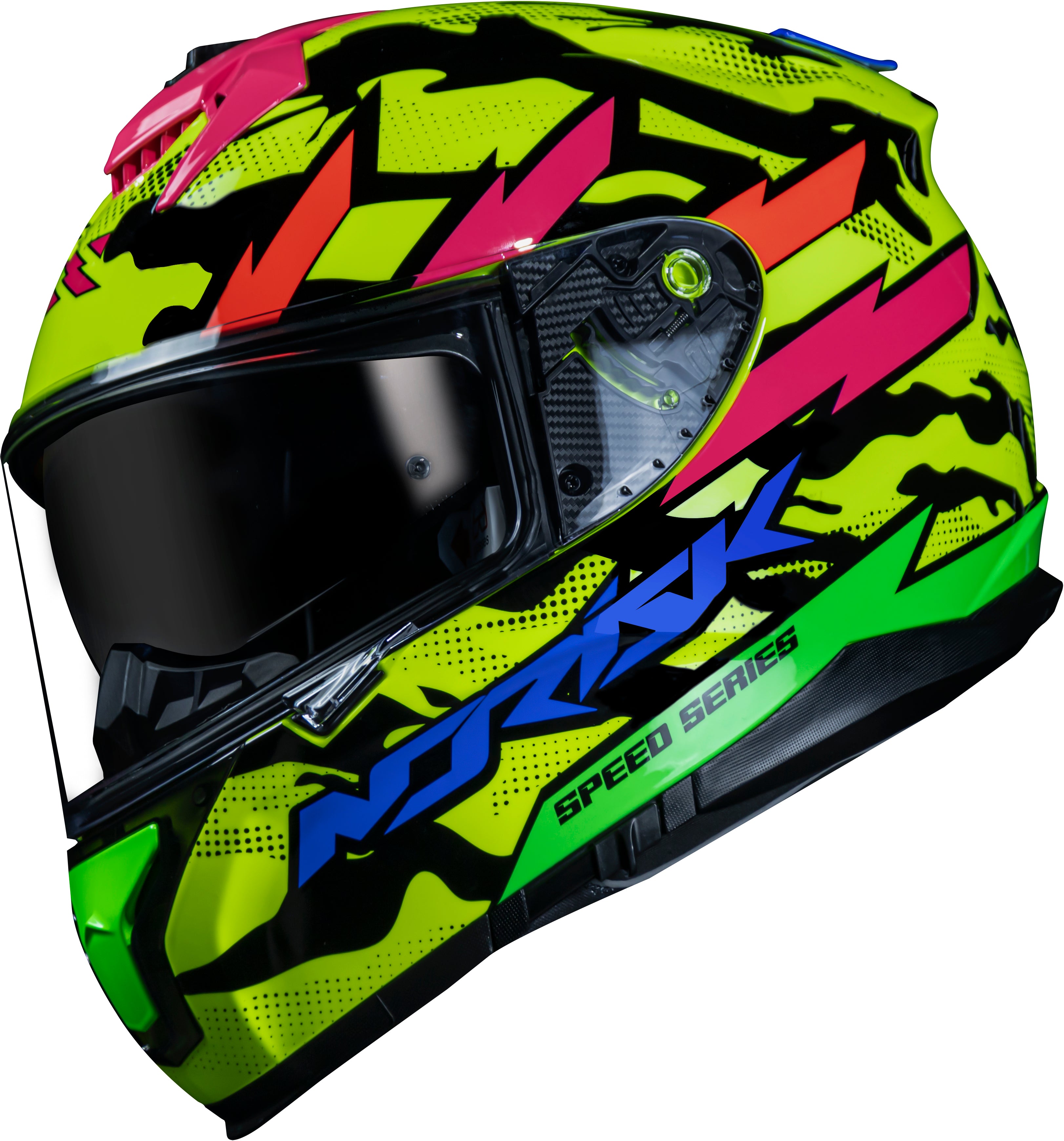 Capacete Norisk Strada Commando Amarelo Azul