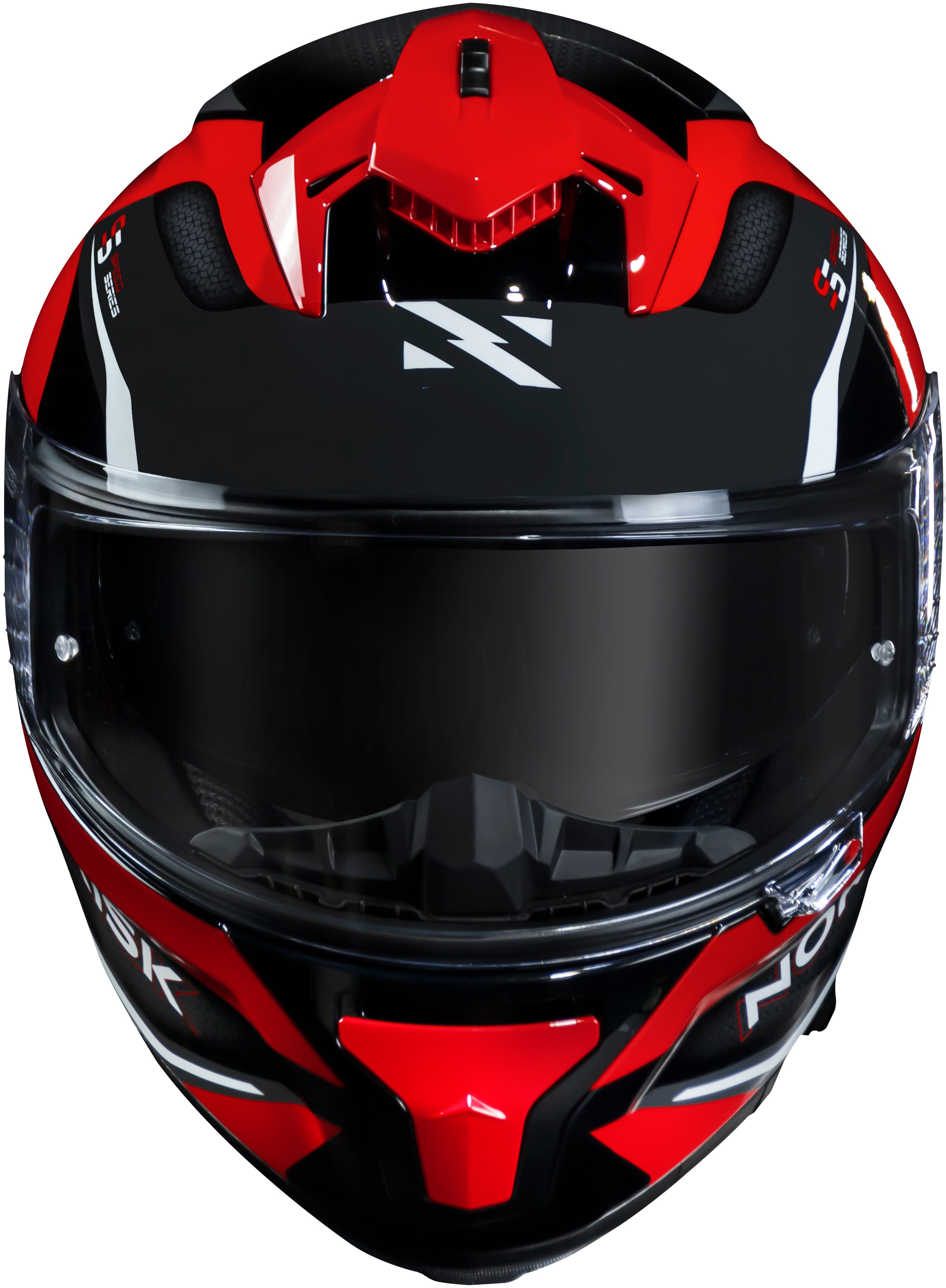 Capacete Norisk Strada Drive Preto Vermelho