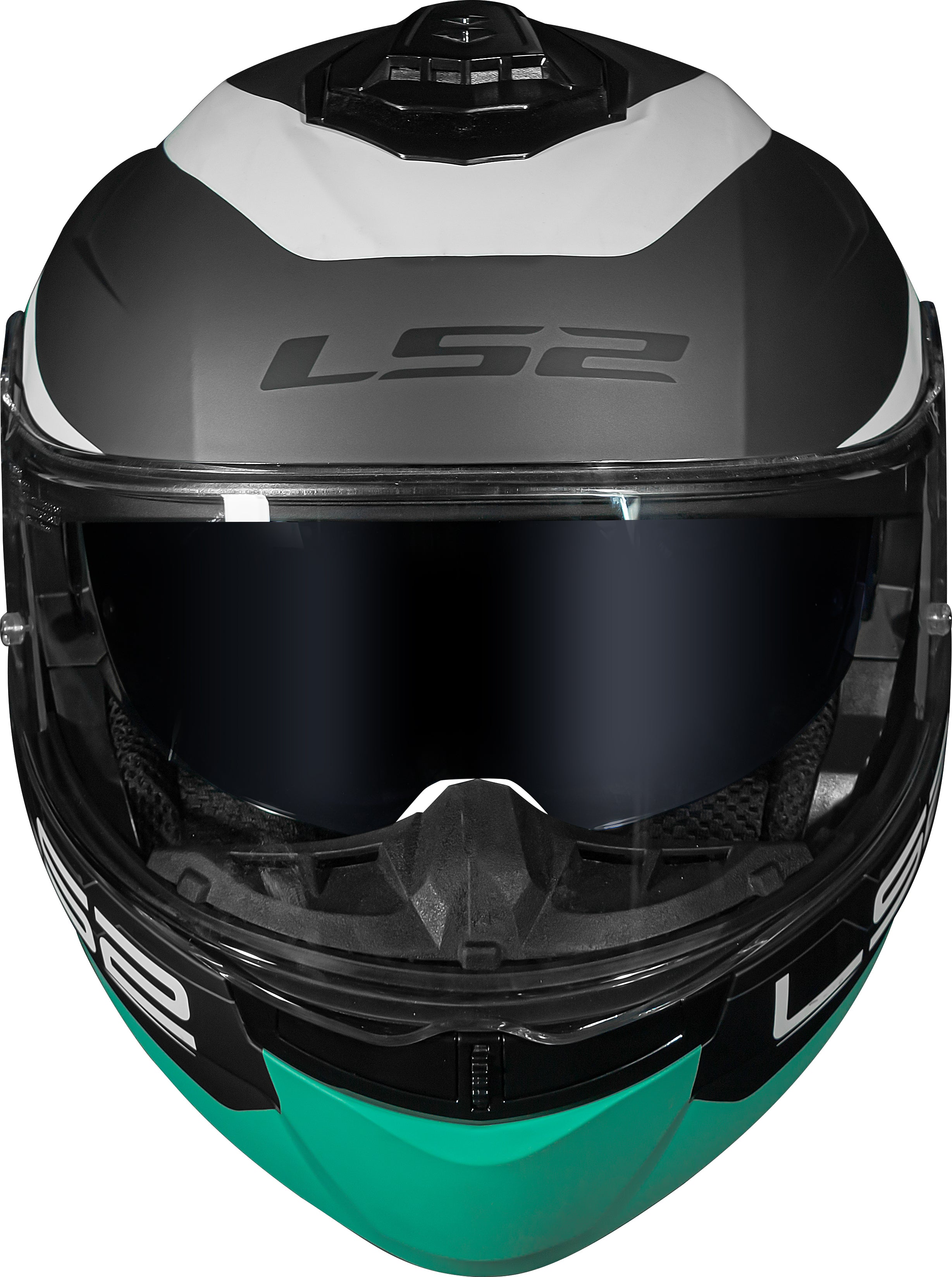 Capacete Ls2 Strobe II ff908 Victory Matt Preto Verde