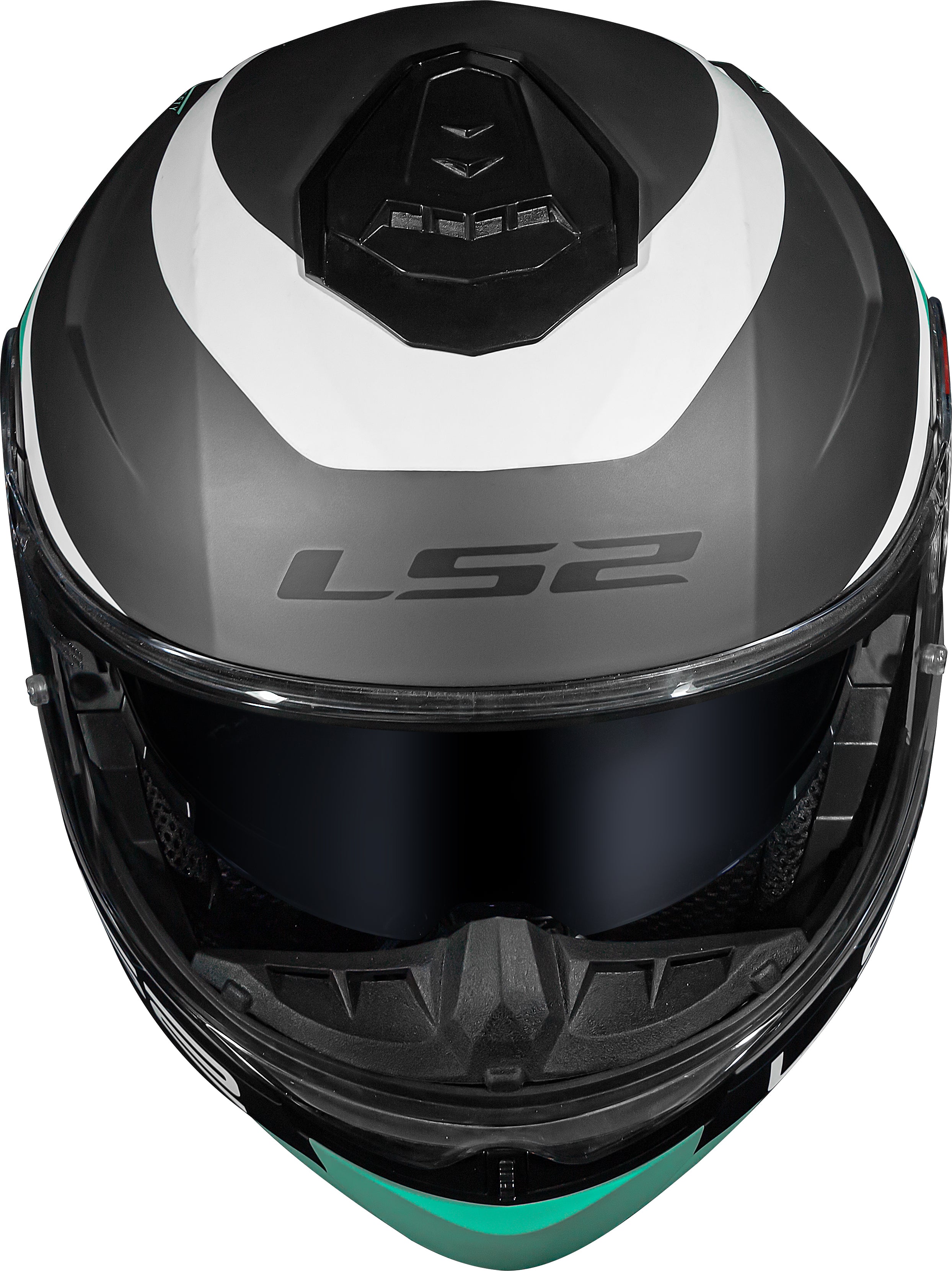 Capacete Ls2 Strobe II ff908 Victory Matt Preto Verde