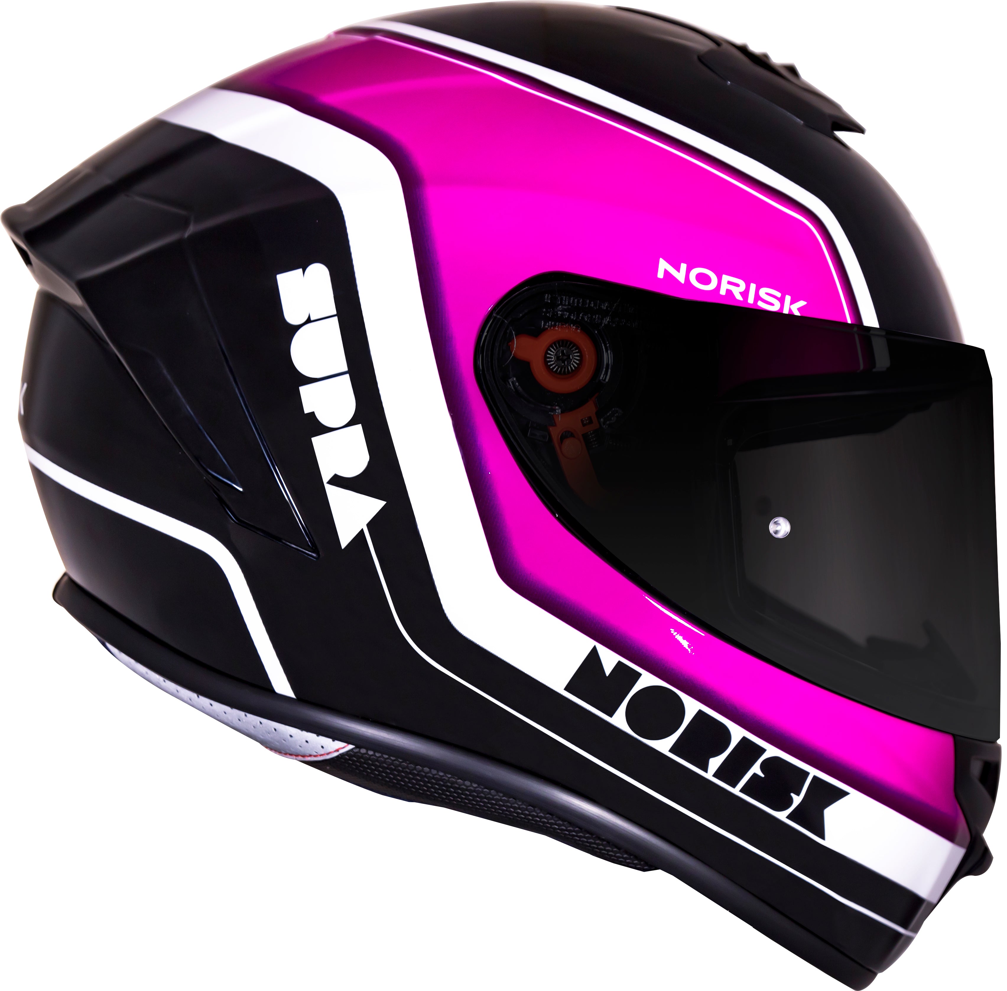 Capacete Norisk Soul Supra Ace Preto Rosa
