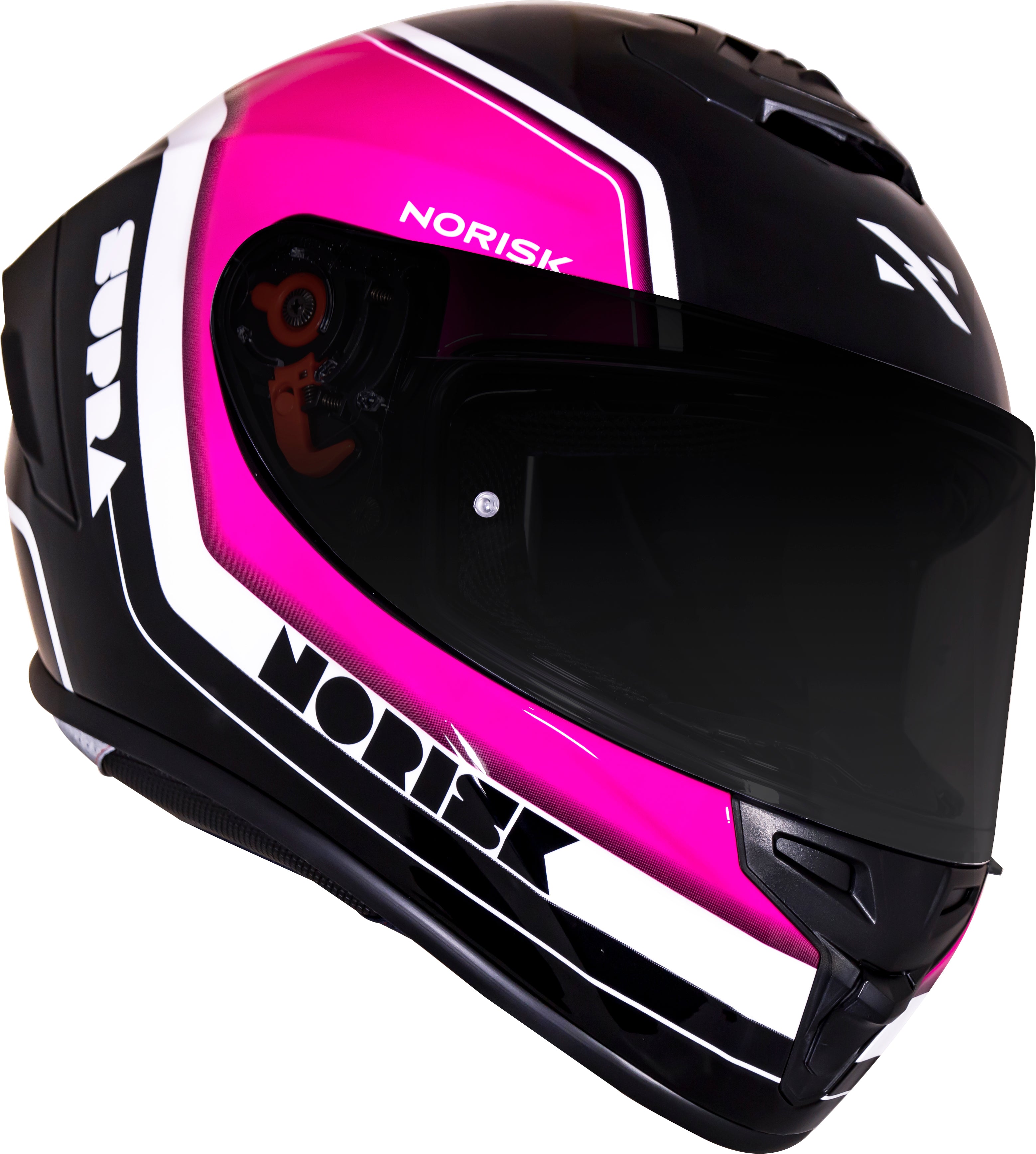 Capacete Norisk Soul Supra Ace Preto Rosa