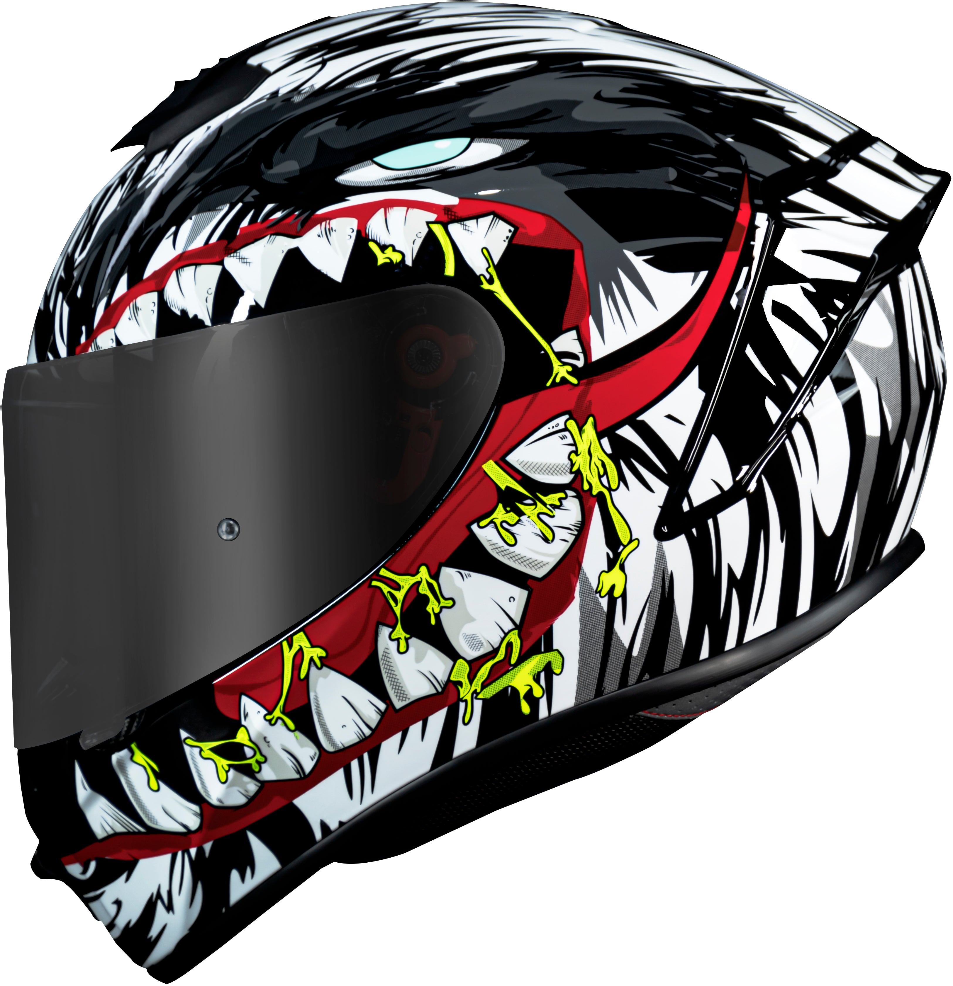Capacete Norisk Supra Denver Hungry Branco Preto