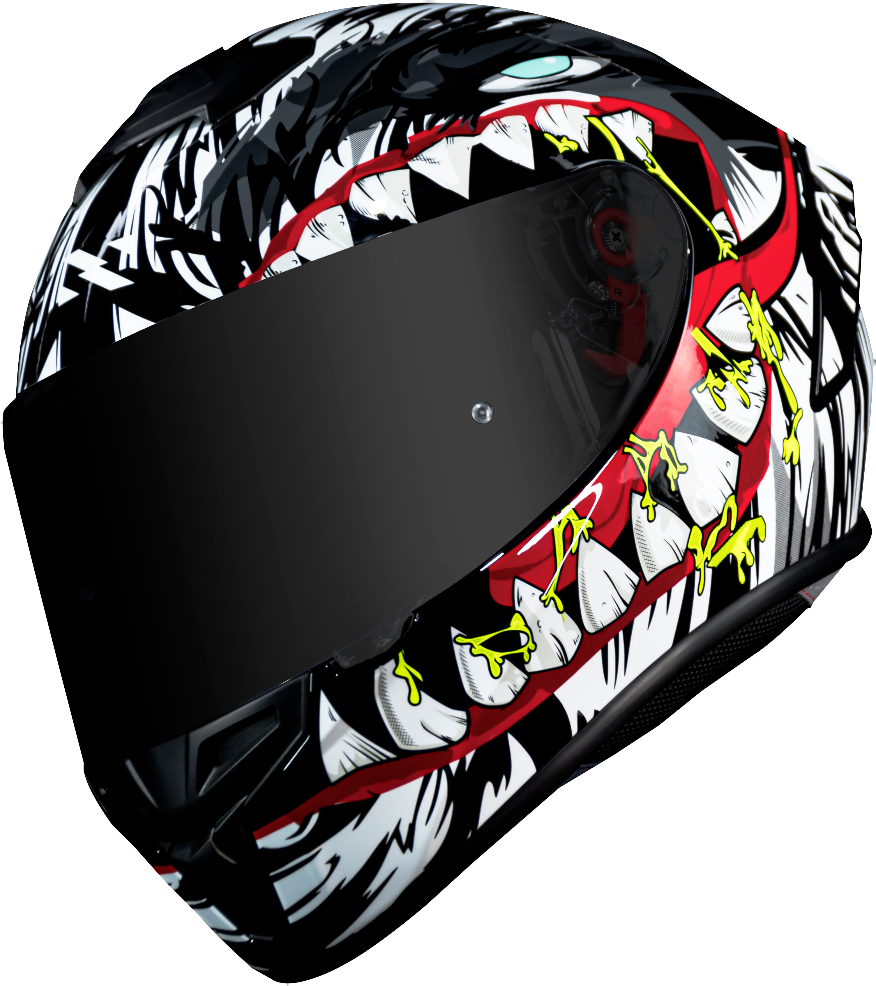 Capacete Norisk Supra Denver Hungry Branco Preto