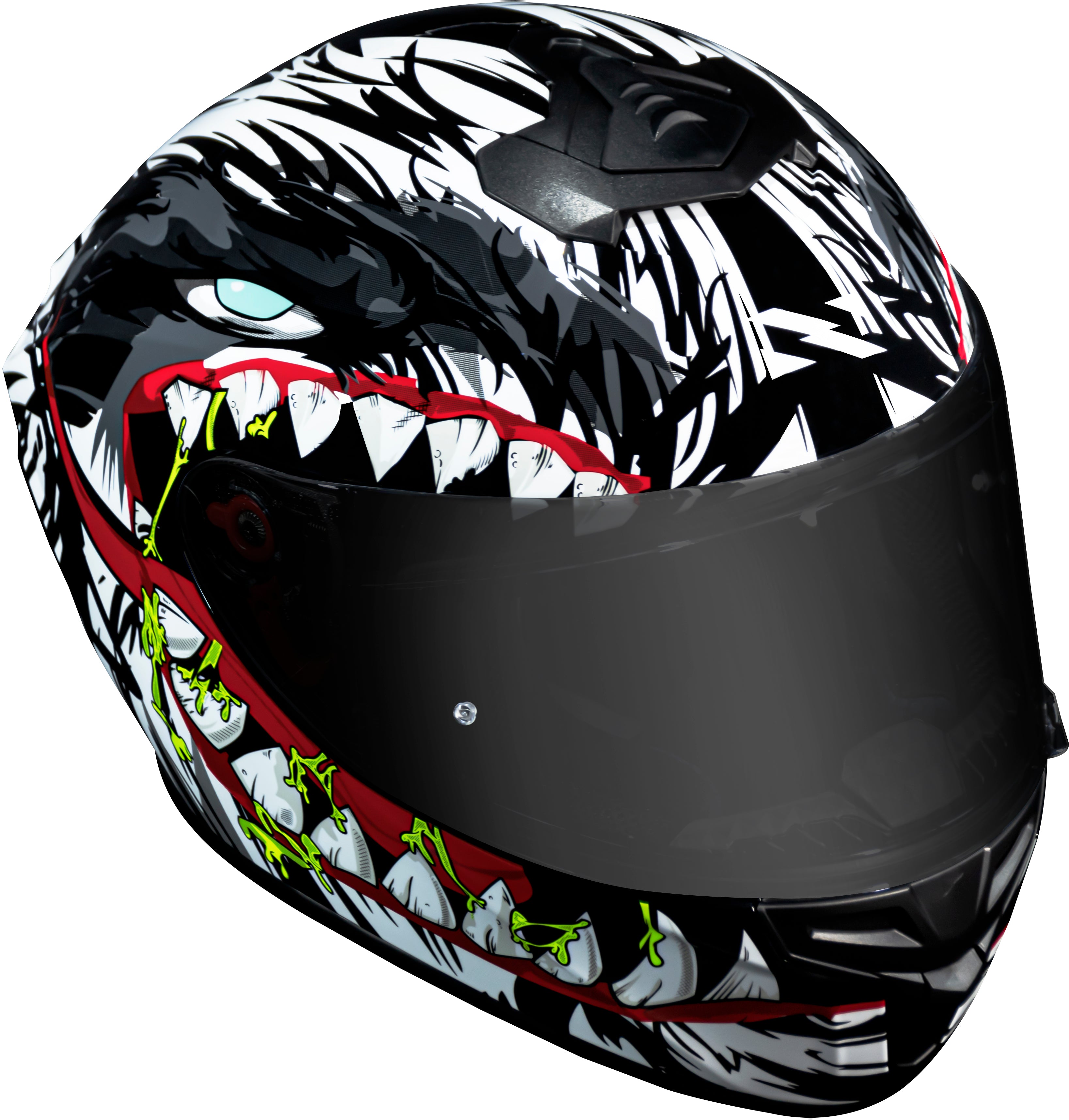 Capacete Norisk Supra Denver Hungry Branco Preto