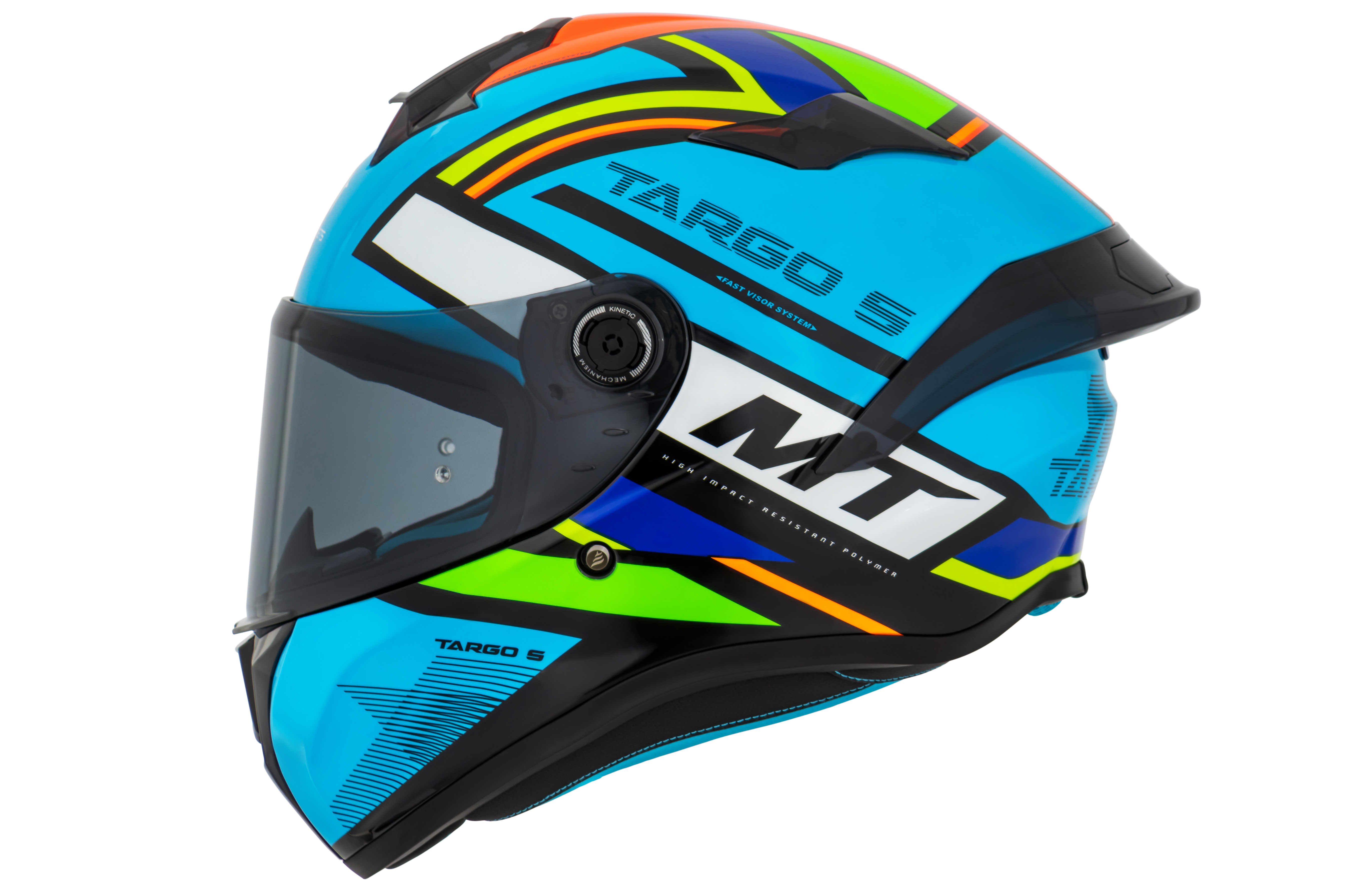 Capacete Mt Helmets Targo S Torvi A17 Azul Brilho