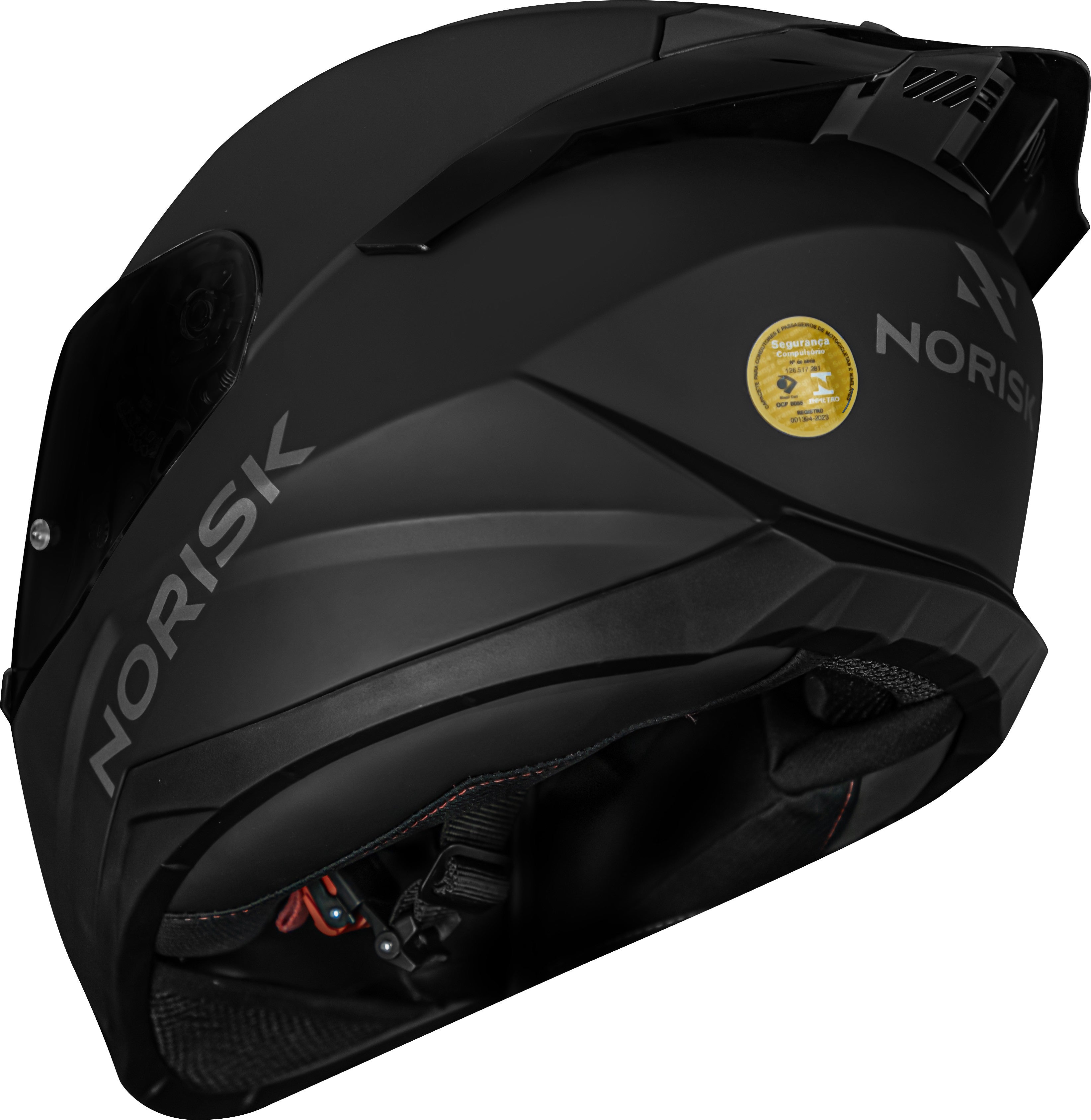 Capacete Norisk Razor Edition Solid Preto Fosco
