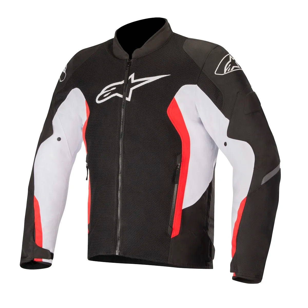 JAQUETA ALPINESTARS VIPER V2 AIR PRETO BRANCO VERMELHO L