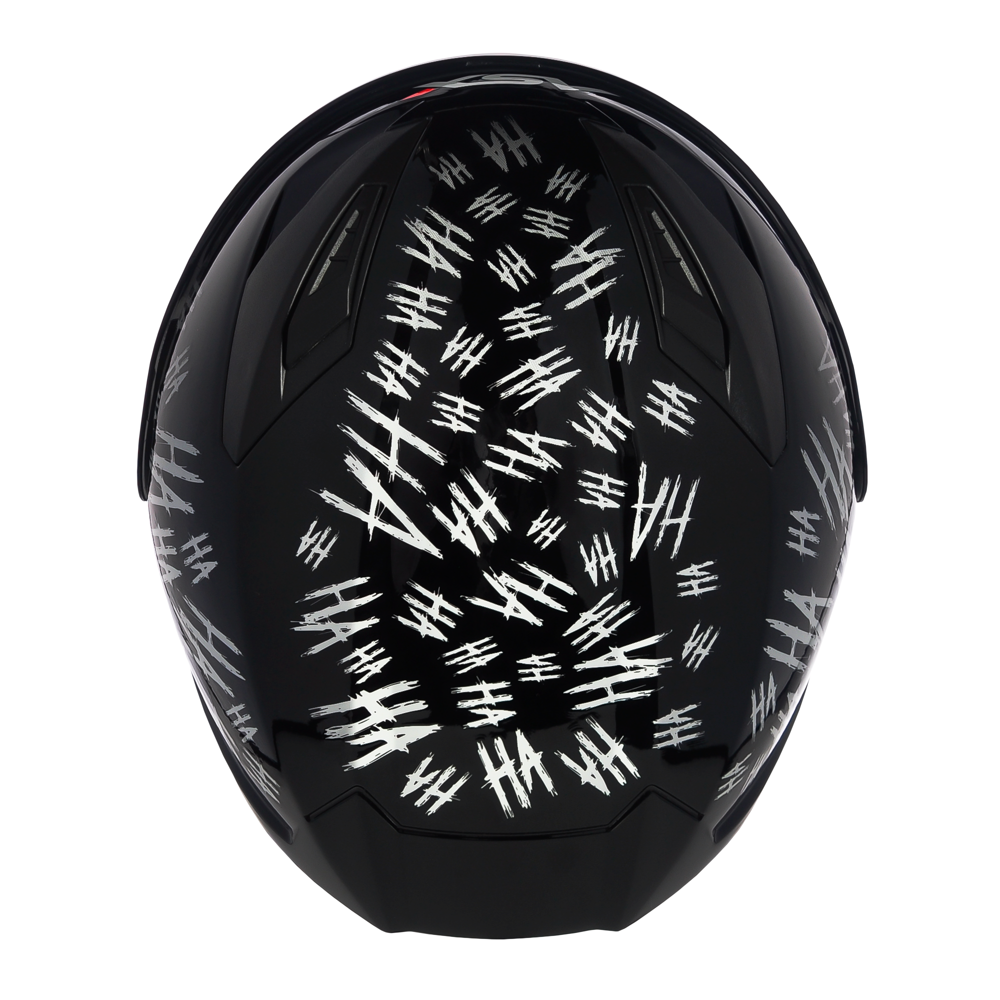 Capacete ASX City Fun Brilho Preto/Branco