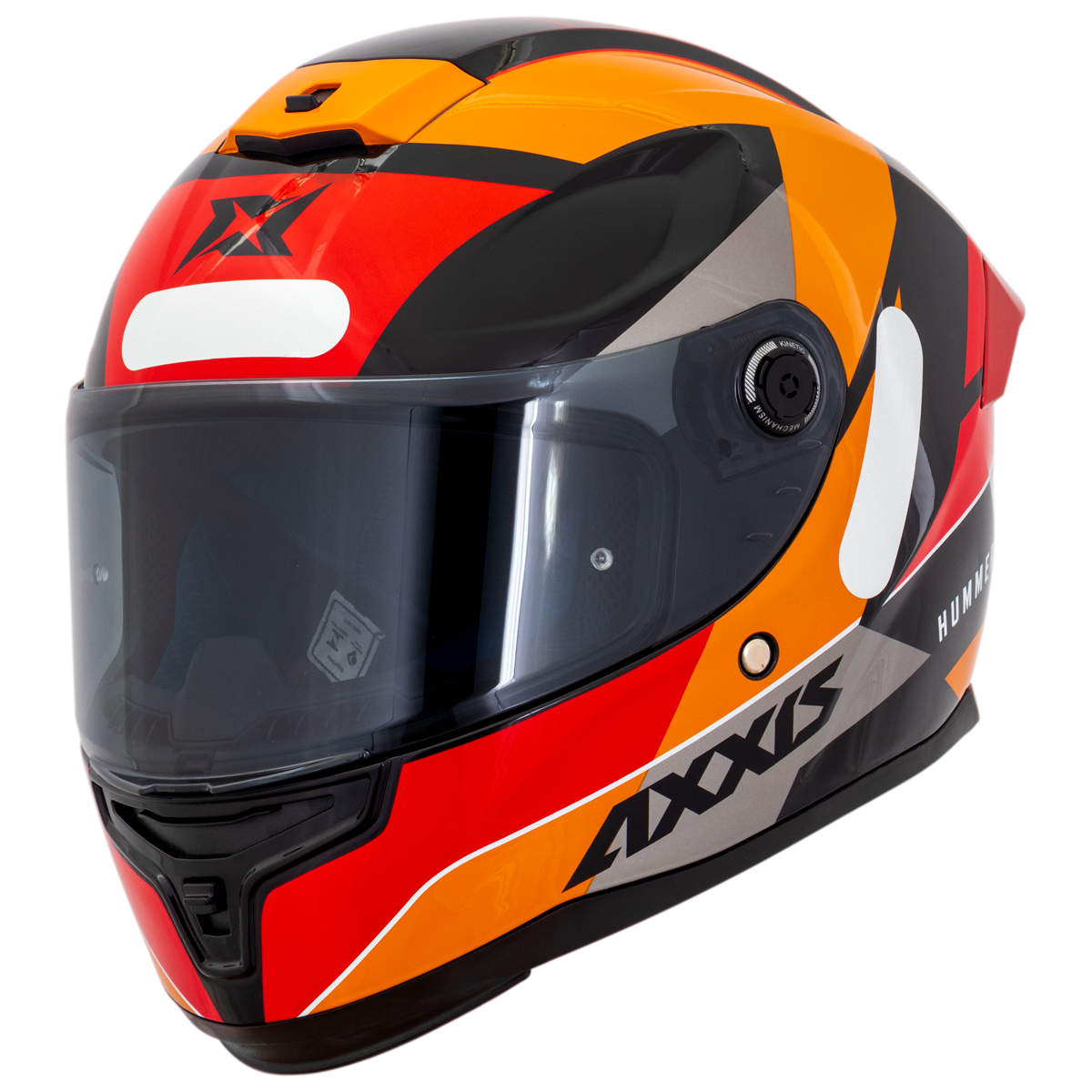 Capacete Axxis Hummer AXN B14 Laranja Brilho