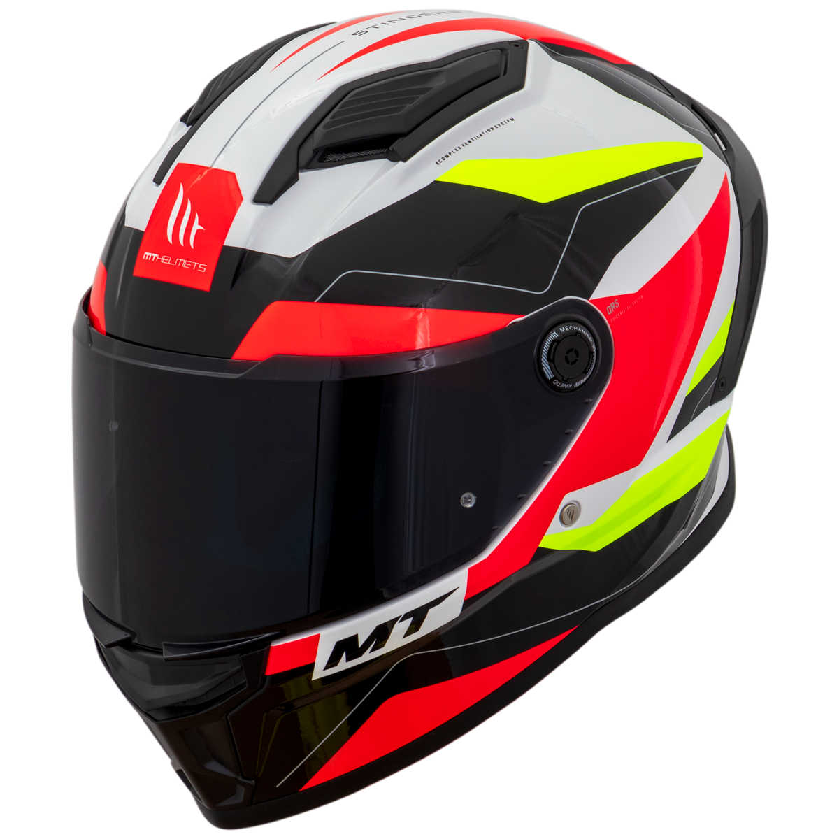 Capacete Mt Helmets Stinger 2 Micro A5 Vermelho Brilho