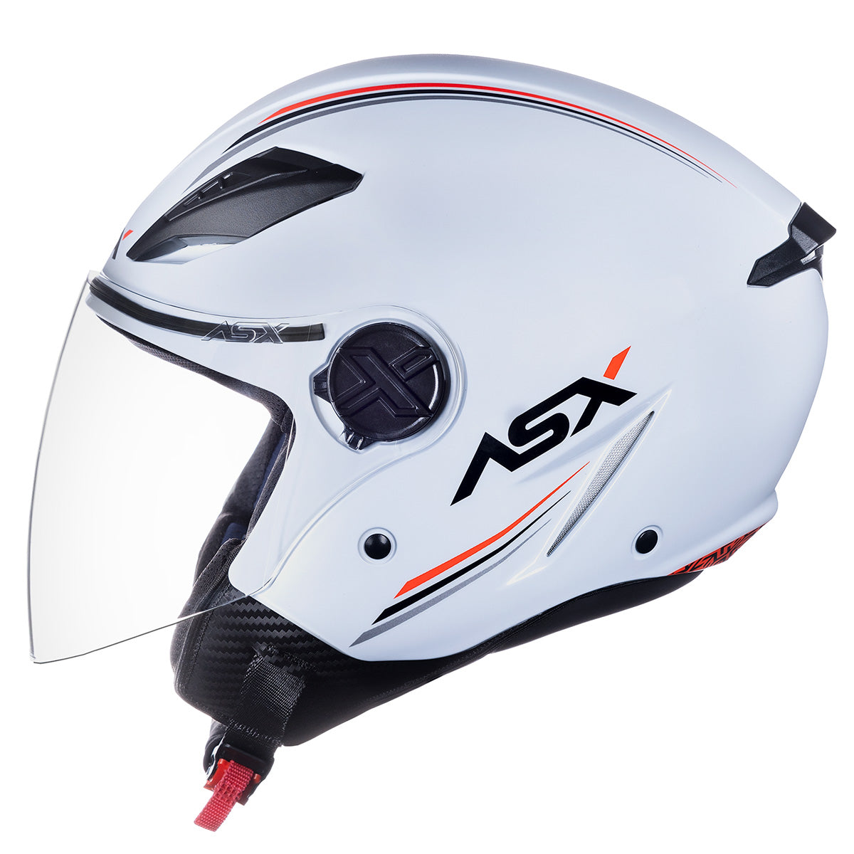 Capacete ASX City Air Brilho Solid Branco