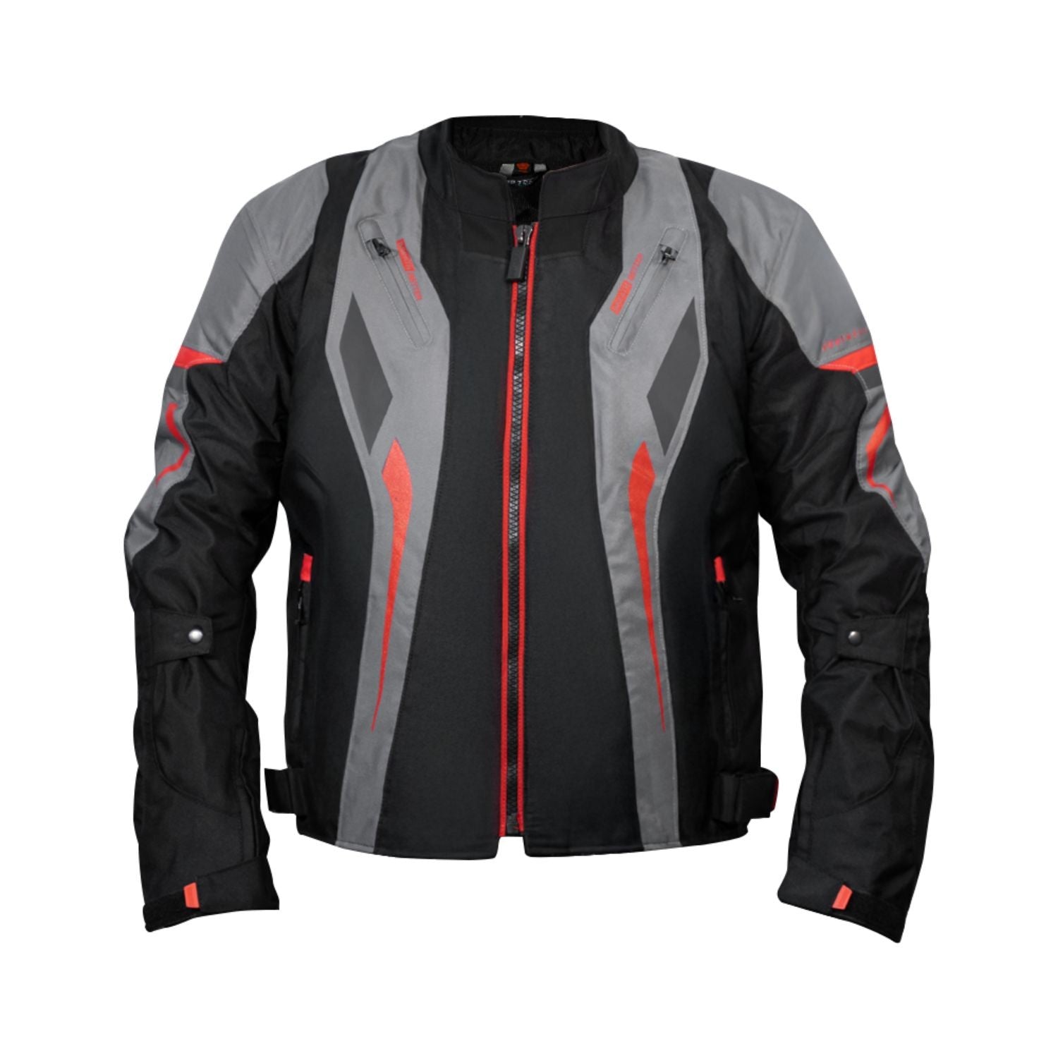 Jaqueta de motoqueiro GP Tech Verona Preto Cinza