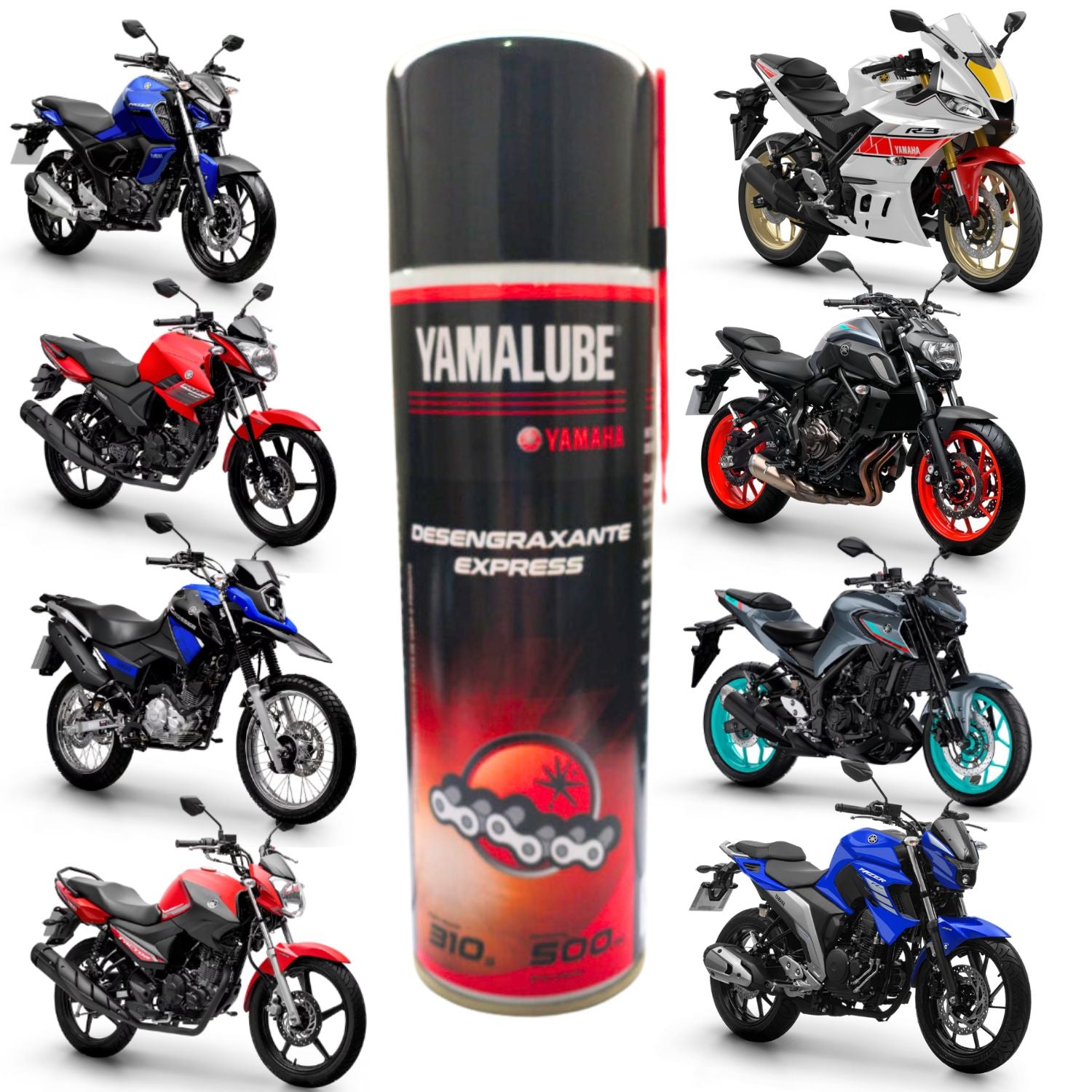 OLEO LUBRIFICANTE DESENGRACHANTE EXPRESS YAMALUBE 500 ML