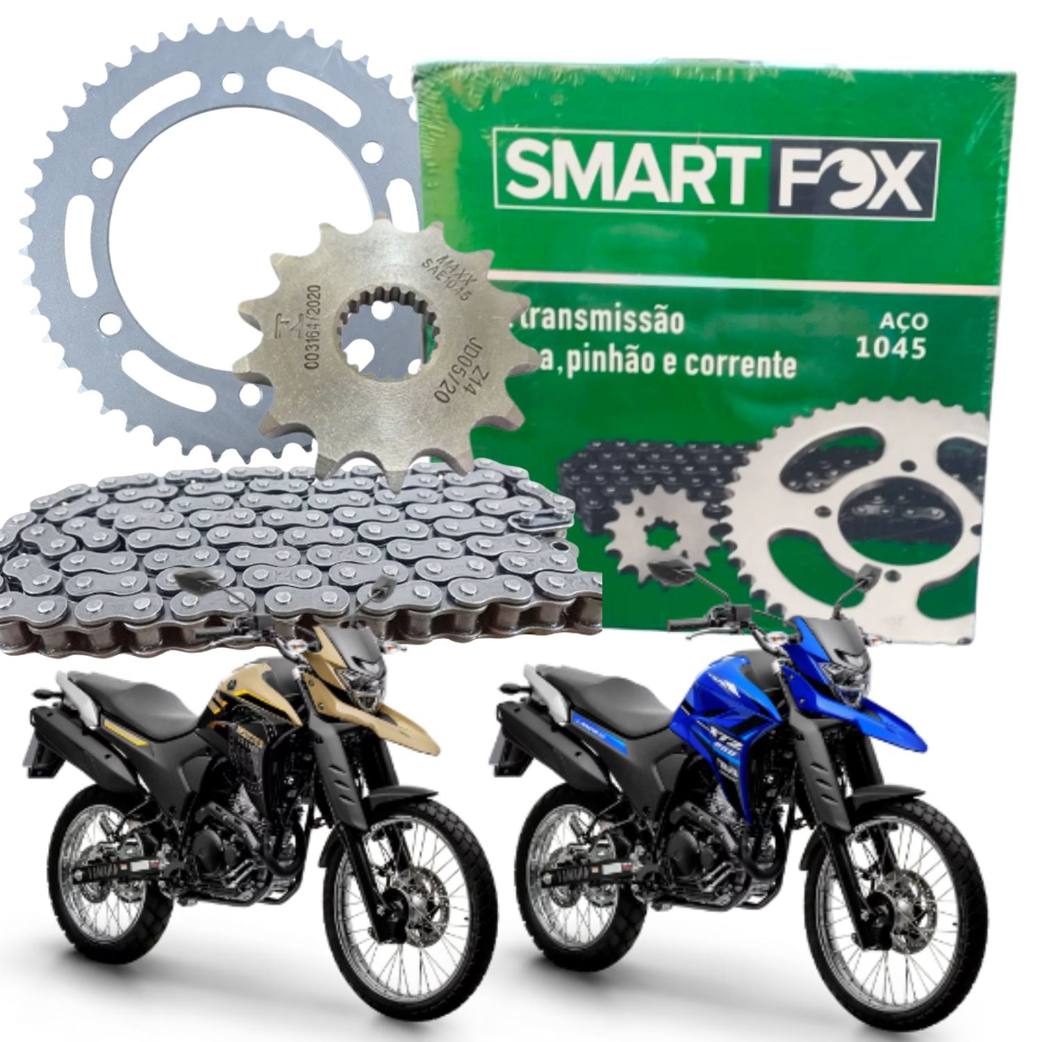 Kit Relação Transmissão Xtz Lander 250 Tenere 250 2009-2025