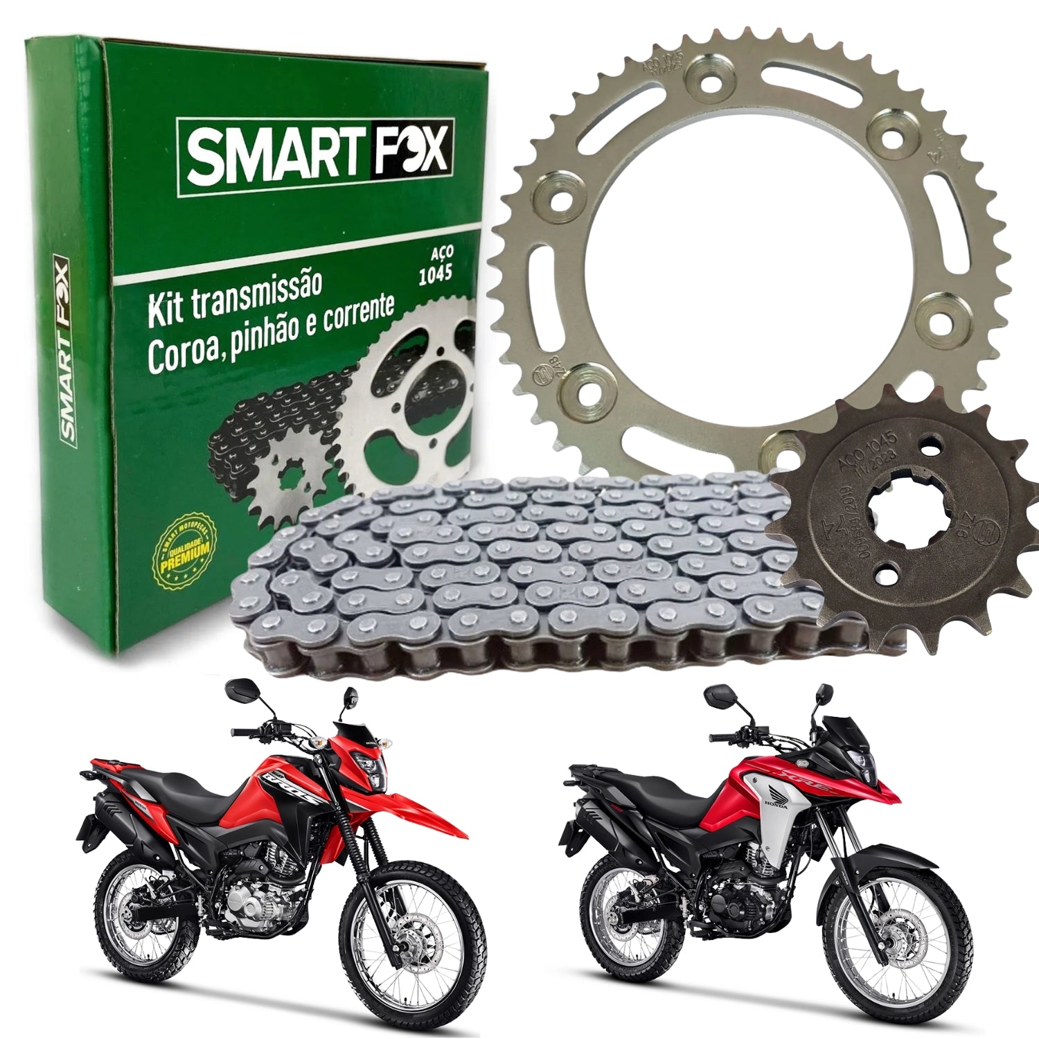 Kit Relação Transmissão Nxr 160 Xre 190 2016 A 2025