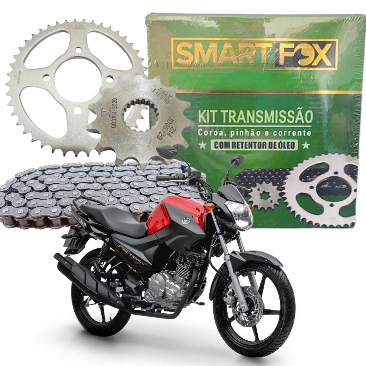 Kit Relação com Retentor Ybr Factor 125 2017-2025