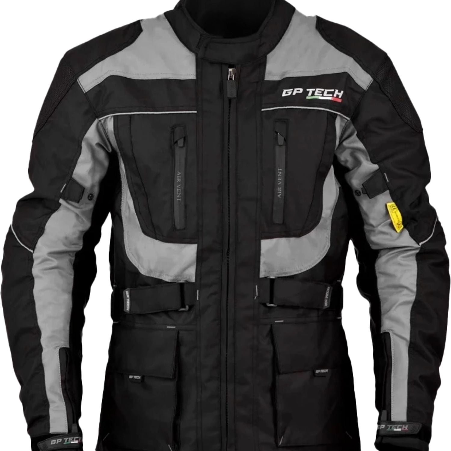 Jaqueta de motoqueiro GP Tech Explorer Adv Preto Cinza