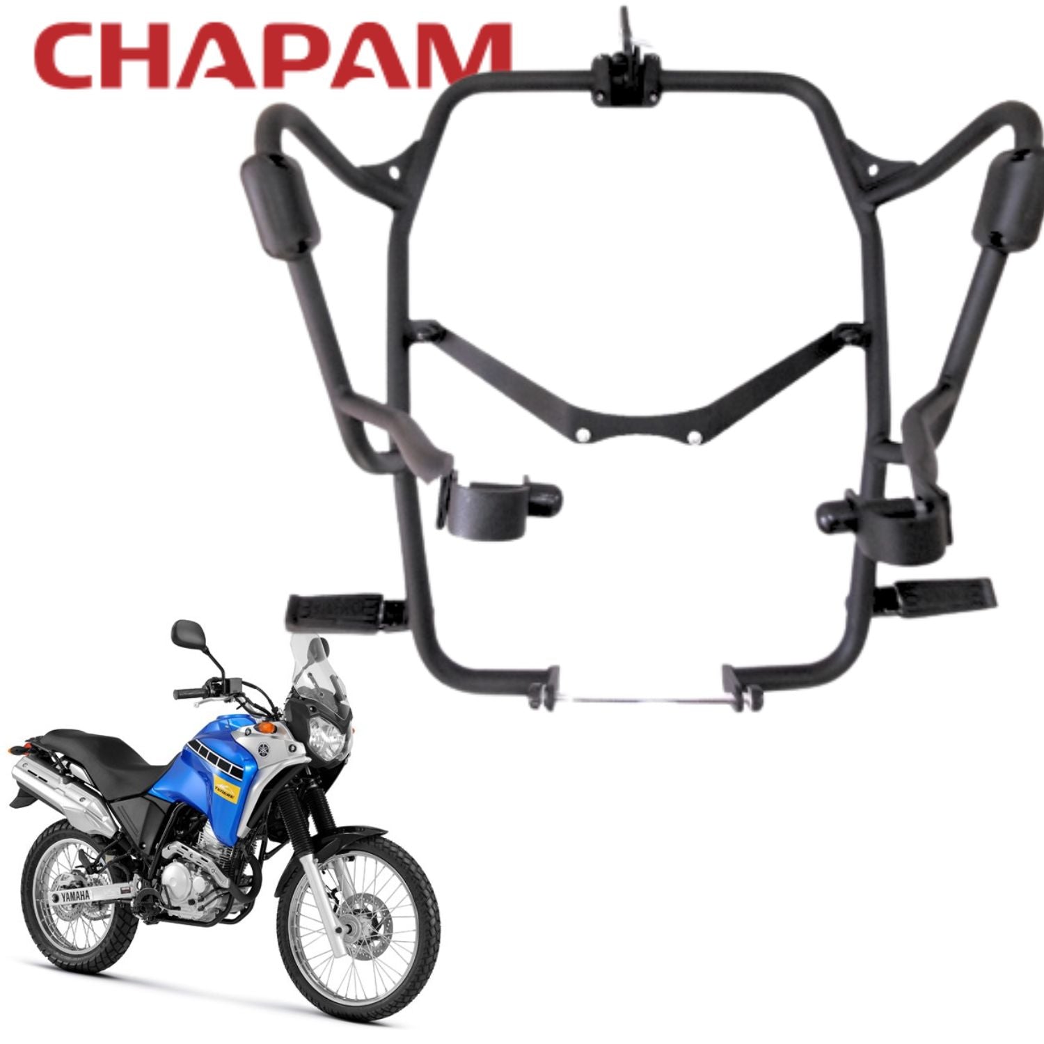 Protetor Motor Carenagem Xtz Tenere 250 2011-2018 Com Pedaleira