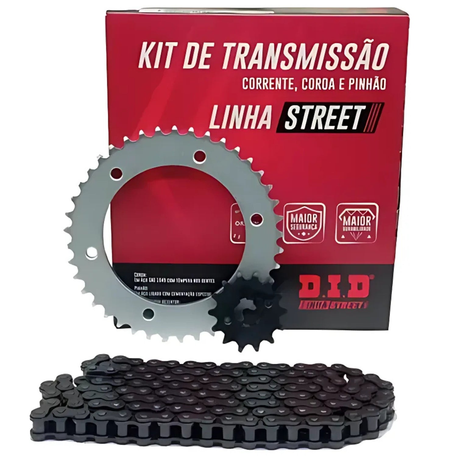 KIT RELAÇÃO DID COM RETENTOR YAMAHA FAZER FZ15 2023 2024 2025