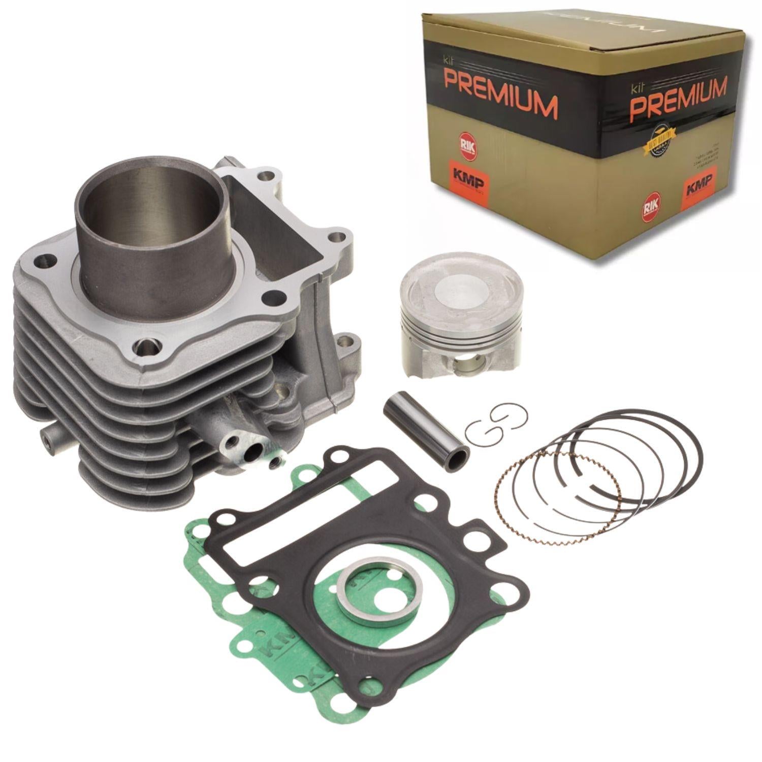 KIT COM CILINDRO PISTAO KMP BURGMAN 125