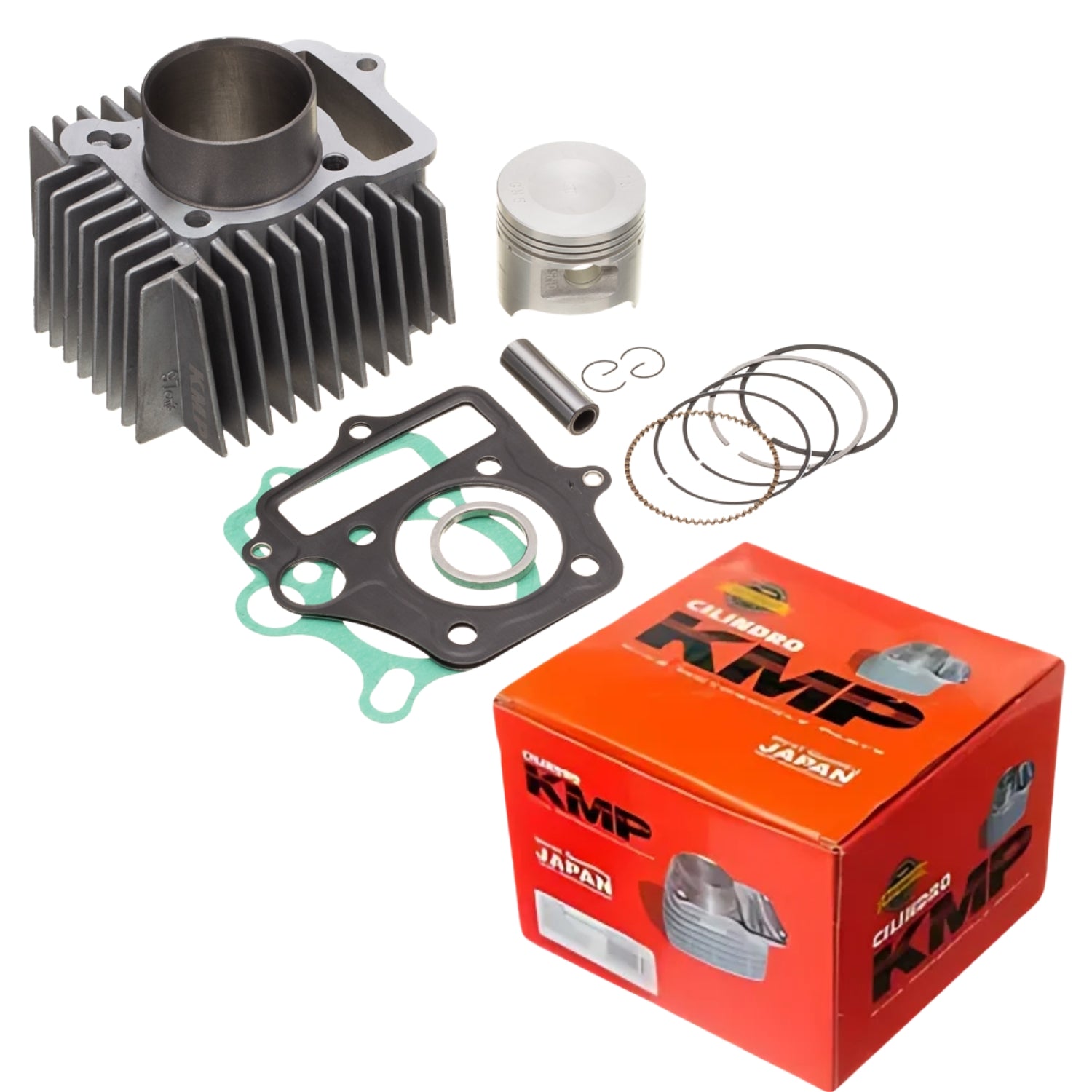 KIT COM CILINDRO PISTAO KMP HONDA POP 100