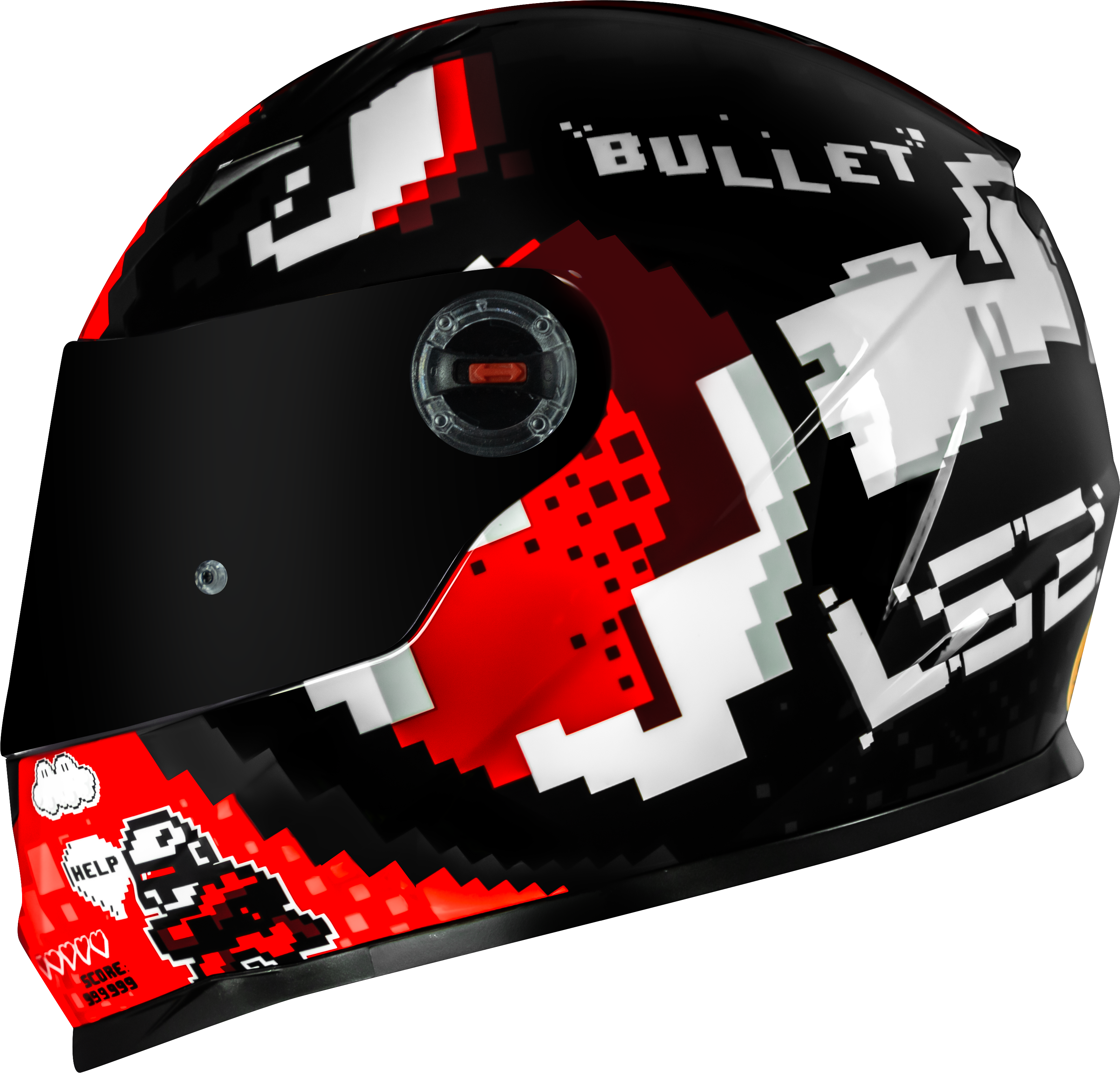Capacete Ls2 Ff358 Classic Bullet Vermelho