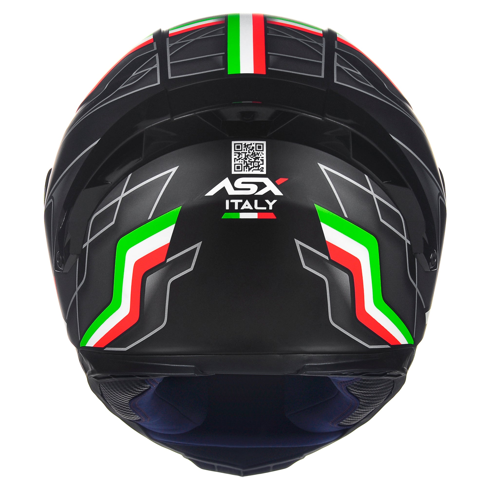 Capacete ASX Eagle Racing Italy Fosco Preto