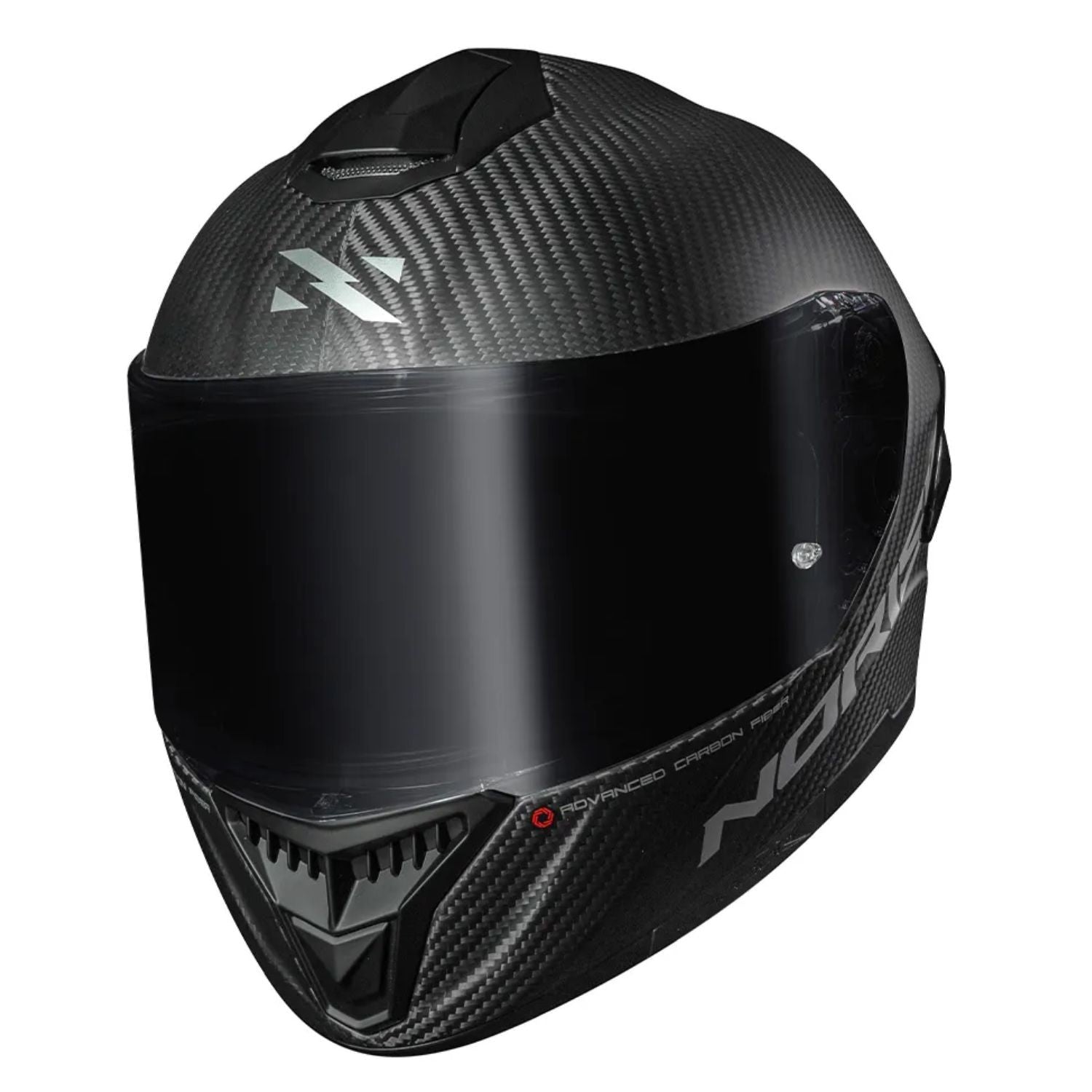 Capacete Norisk Carbon R Solid Preto Fosco Matte Carbon