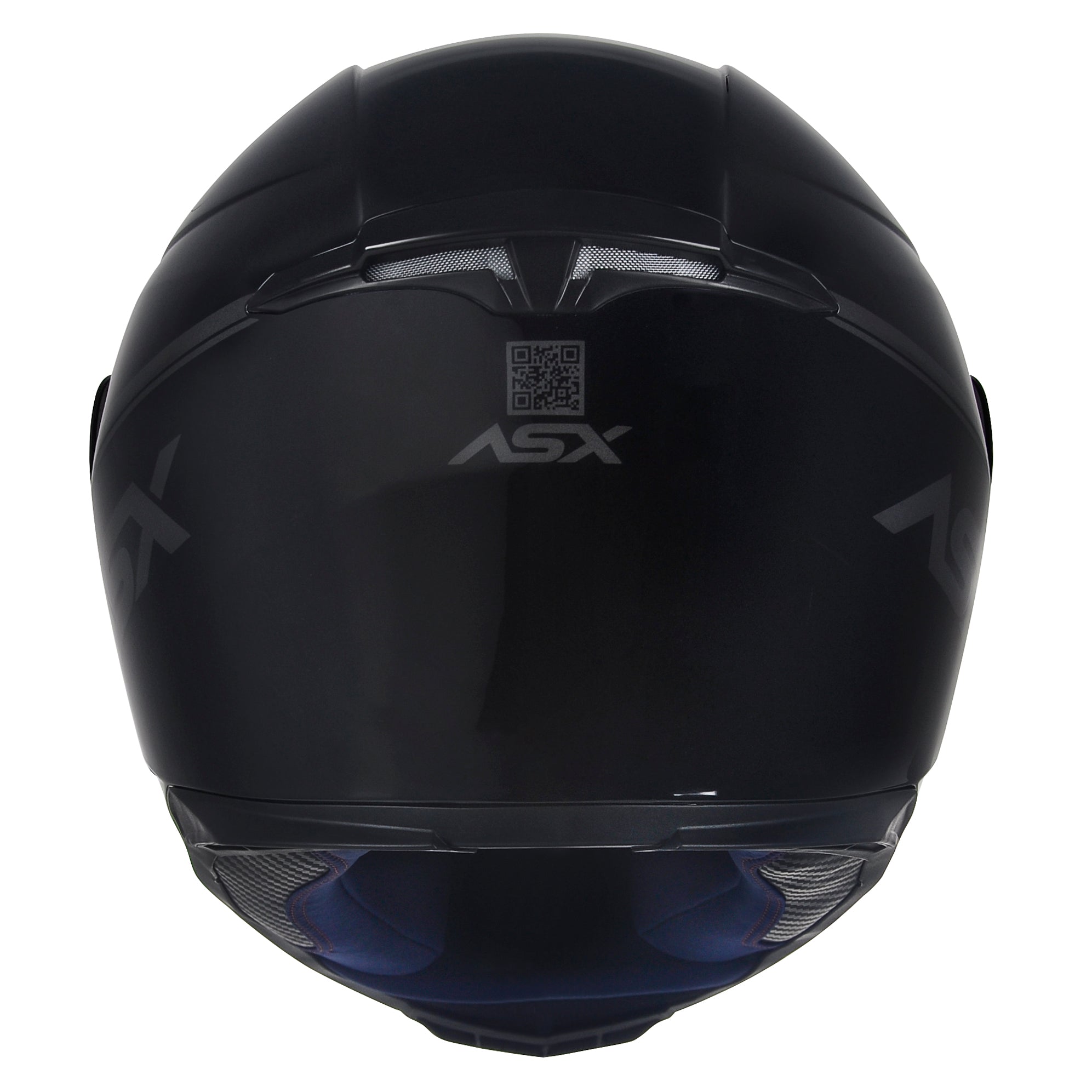 Capacete ASX Eagle Solid Brilho Preto/Cinza