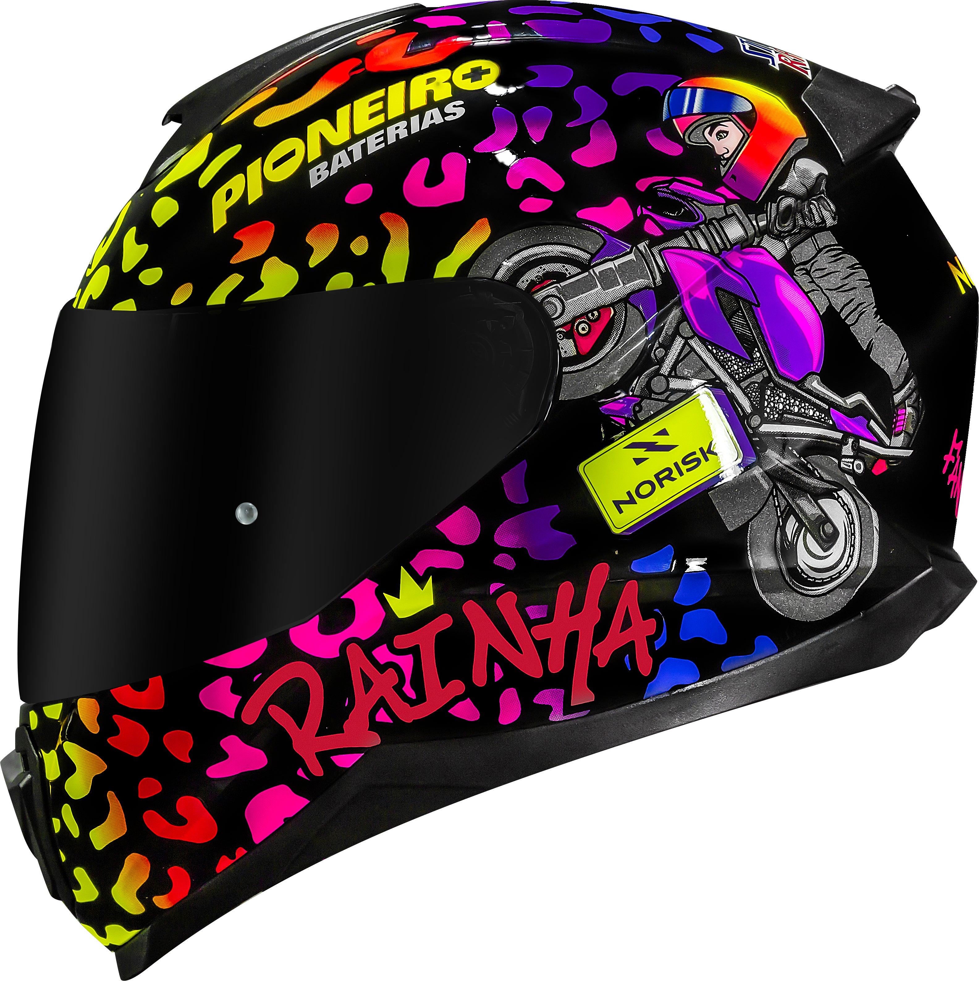 Capacete Norisk Razor Fany Whelling Réplica