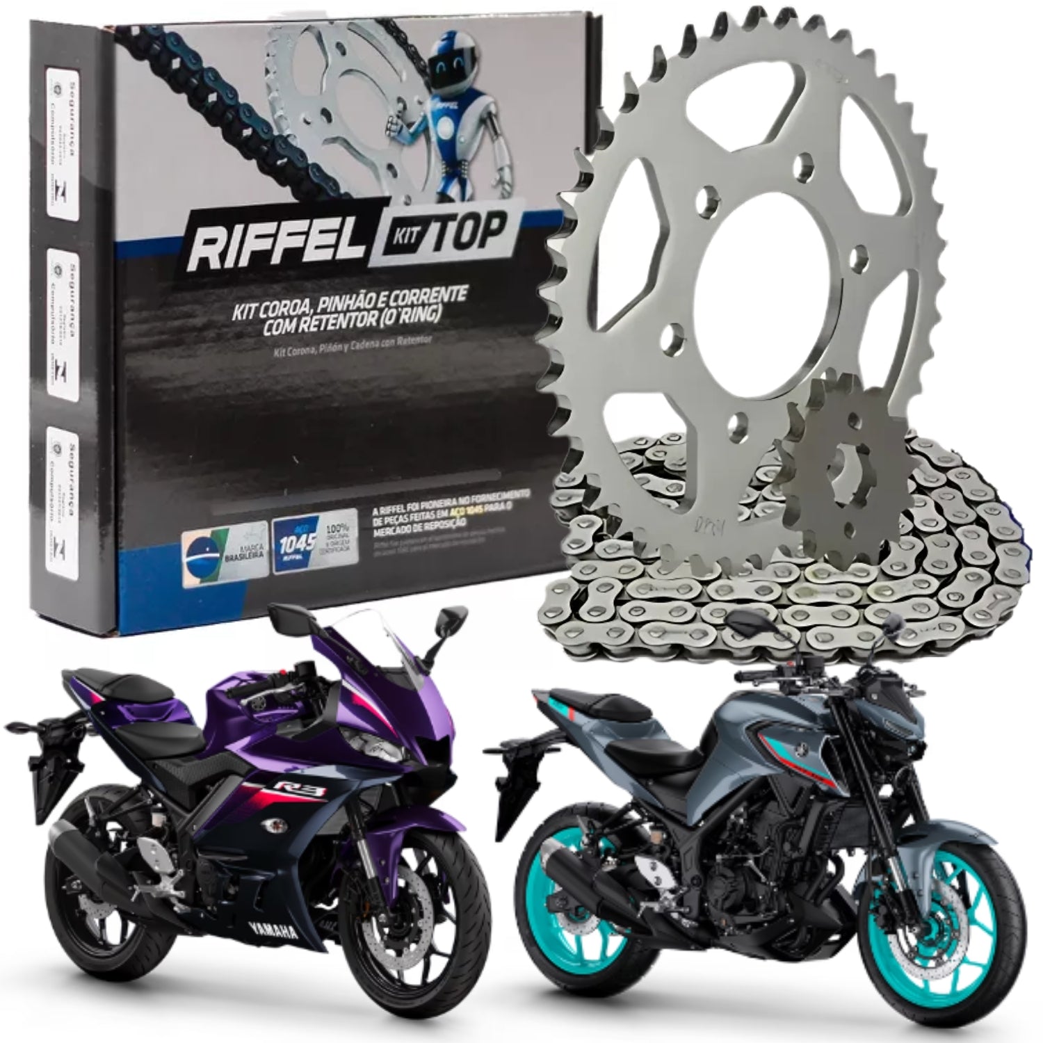 Kit Relação Riffel Com Retentor