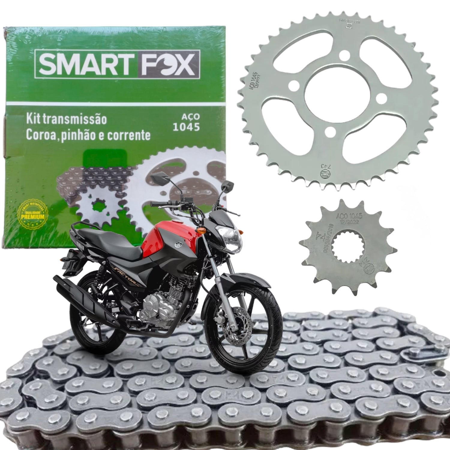 Kit Relação Ybr Factor 125 2017-2025