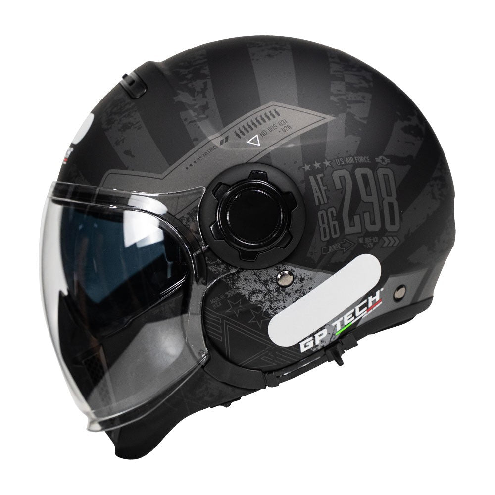 CAPACETE MOTO GP TECH ZOOM CAMUFLADO GOLD PRETO