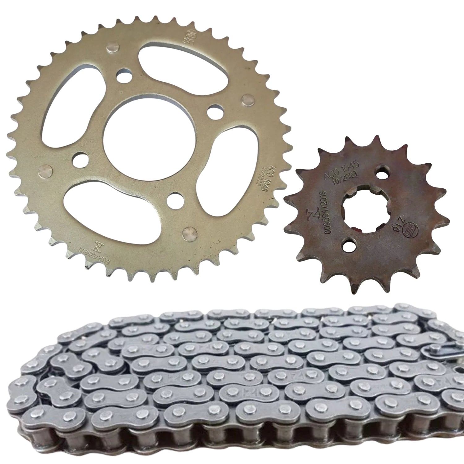 Kit Relação Transmissão Titan 150 Fan 150 2004-2015