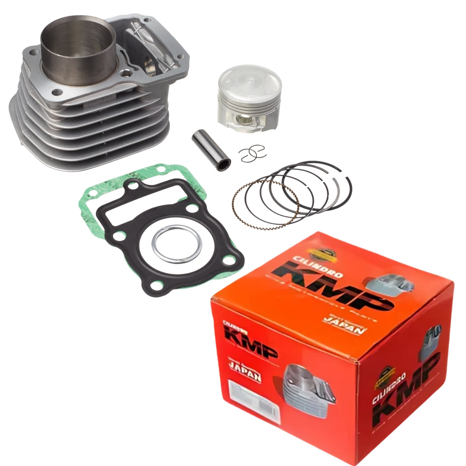 KIT COM CILINDRO PISTAO KMP HONDA CG 125 2000 2001