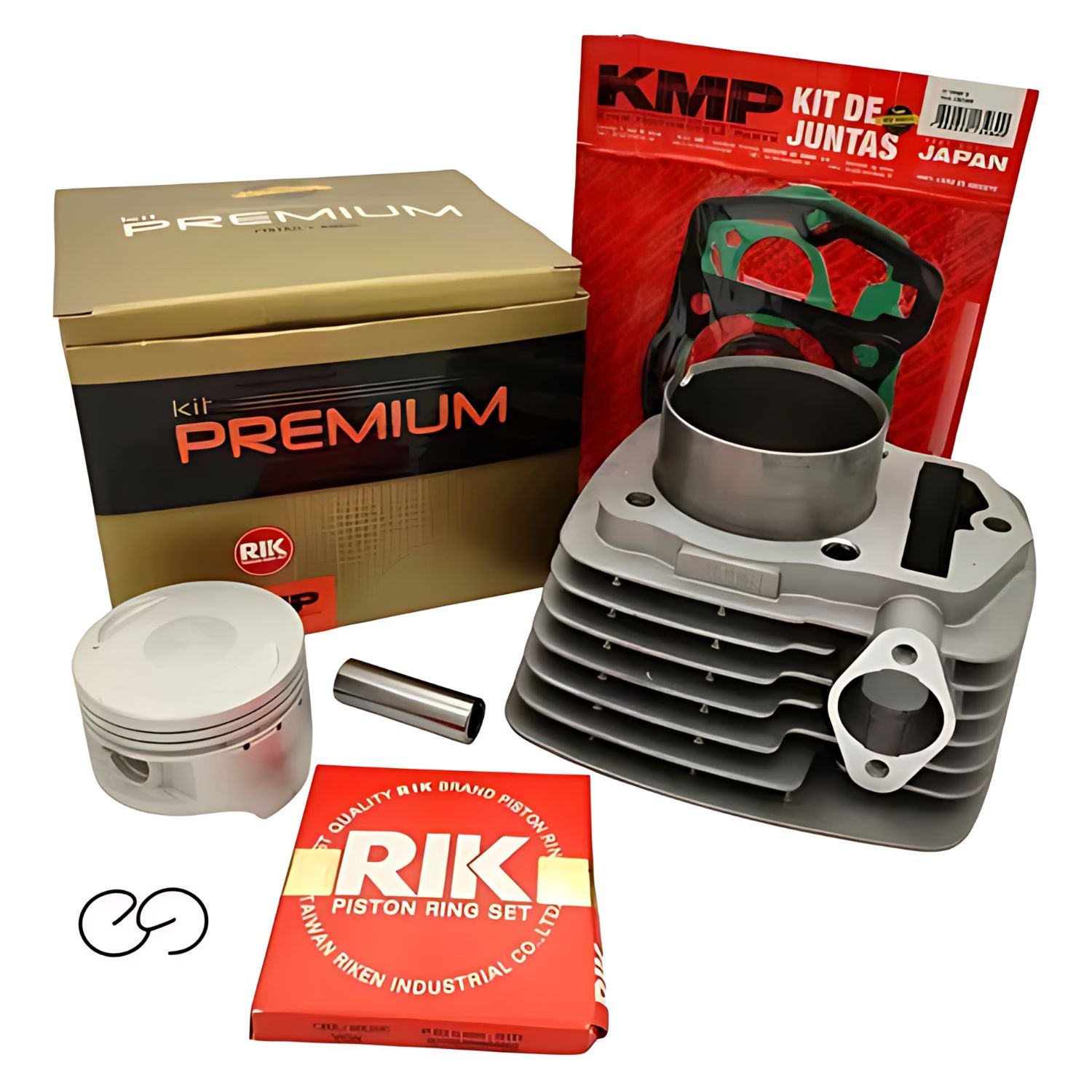 KIT PREMIUM COM CILINDRO PISTAO KMP HONDA CBX 200 STRADA