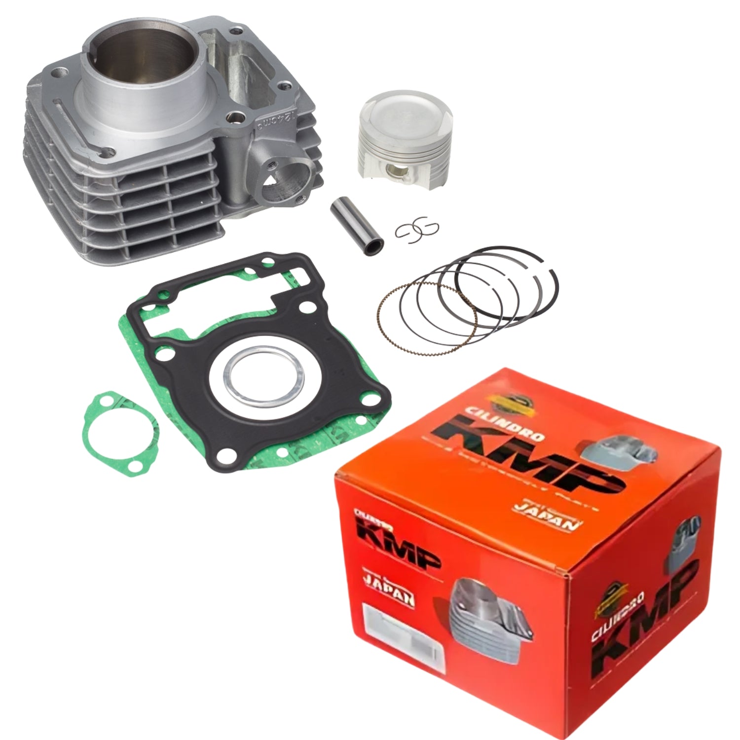 KIT COM CILINDRO PISTAO KMP HONDA CG 125 2009 A 2018