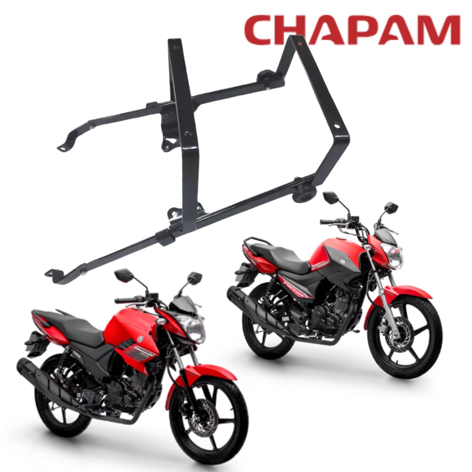 Suporte Baú Bagageiro Ybr Factor 125 150 Fazer 150 2016-2025