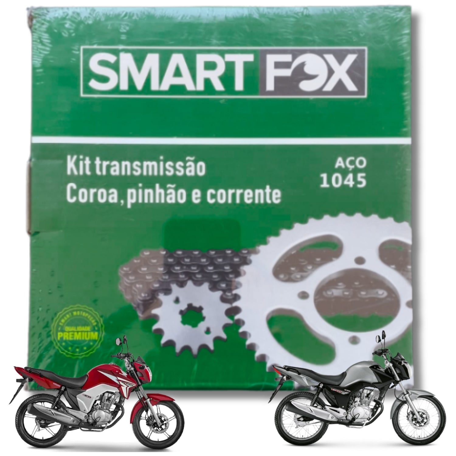 Kit Relação Transmissão Titan 150 Fan 150 2004-2015