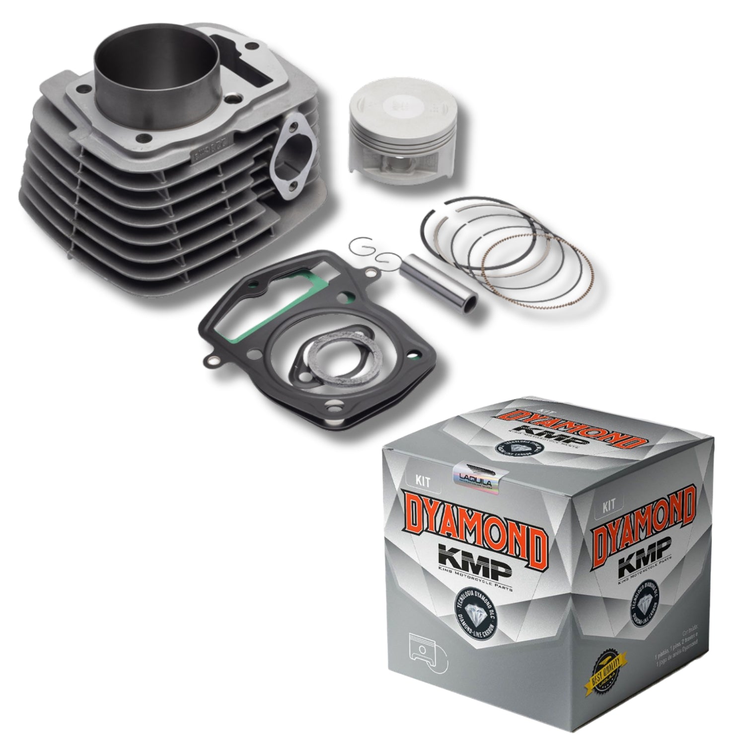 KIT COM CILINDRO PISTAO KMP DYAMOND HONDA CRF 230