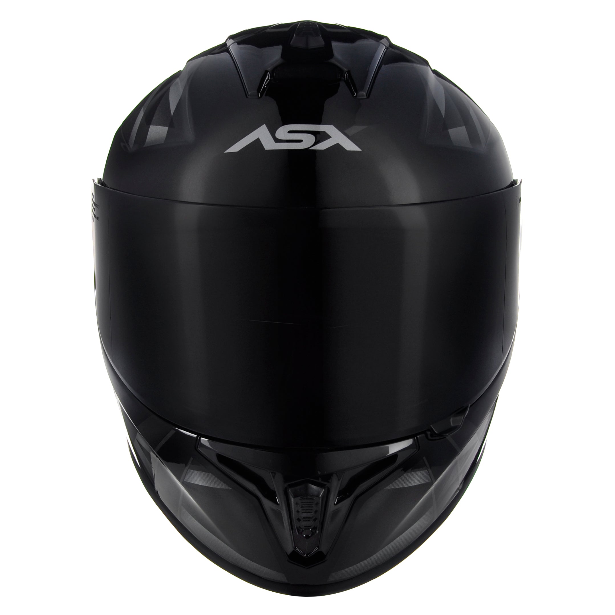 Capacete ASX Draken Uk Brilho Preto/Cinza