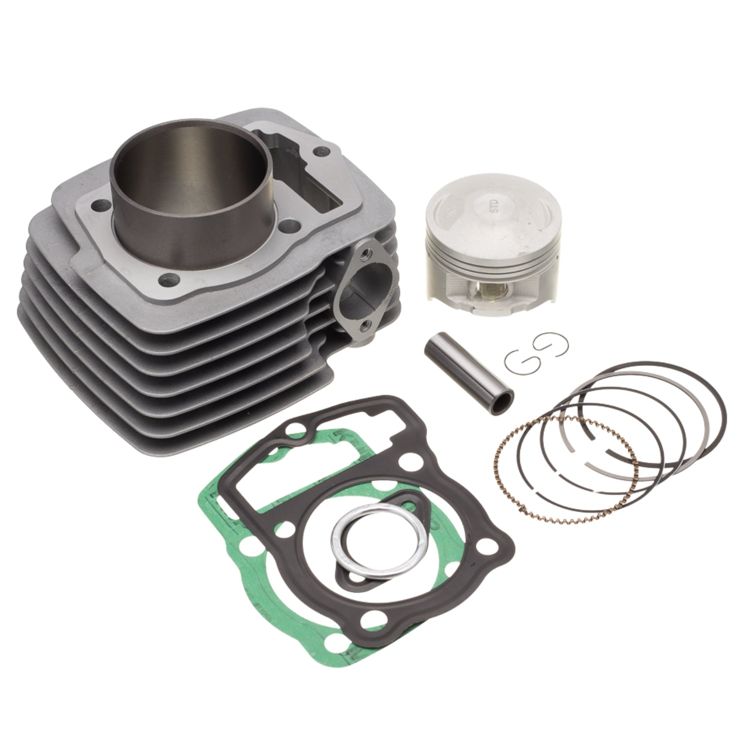 KIT COM CILINDRO PISTAO KMP HONDA NXR BROS 150 ATE 2005