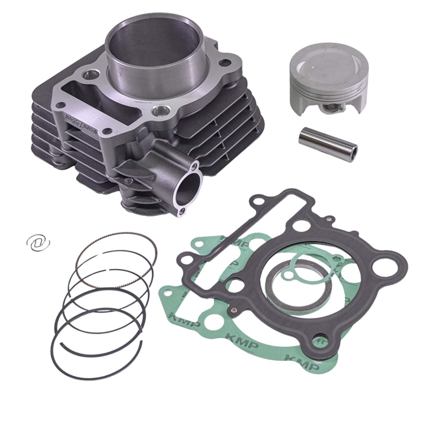 KIT COM CILINDRO PISTAO KMP YS FAZER 250 BLUEFLEX
