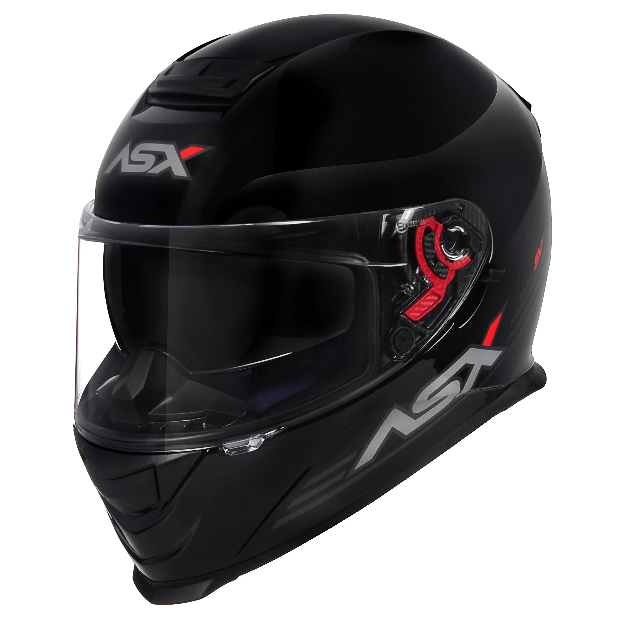 Capacete ASX Eagle SV Solid Preto Brilho