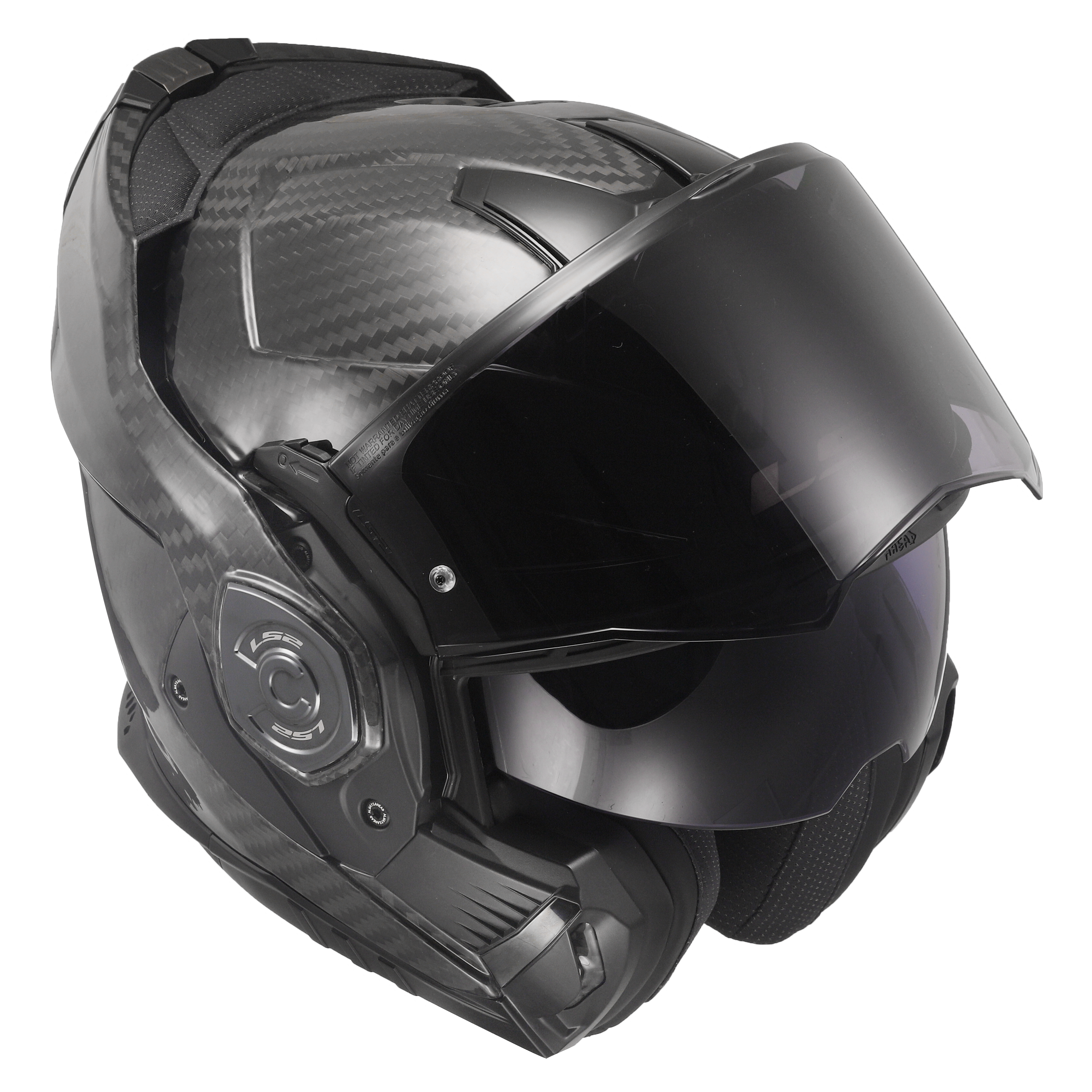 Capacete Ls2 Advant X Carbon ff901 Solid Preto
