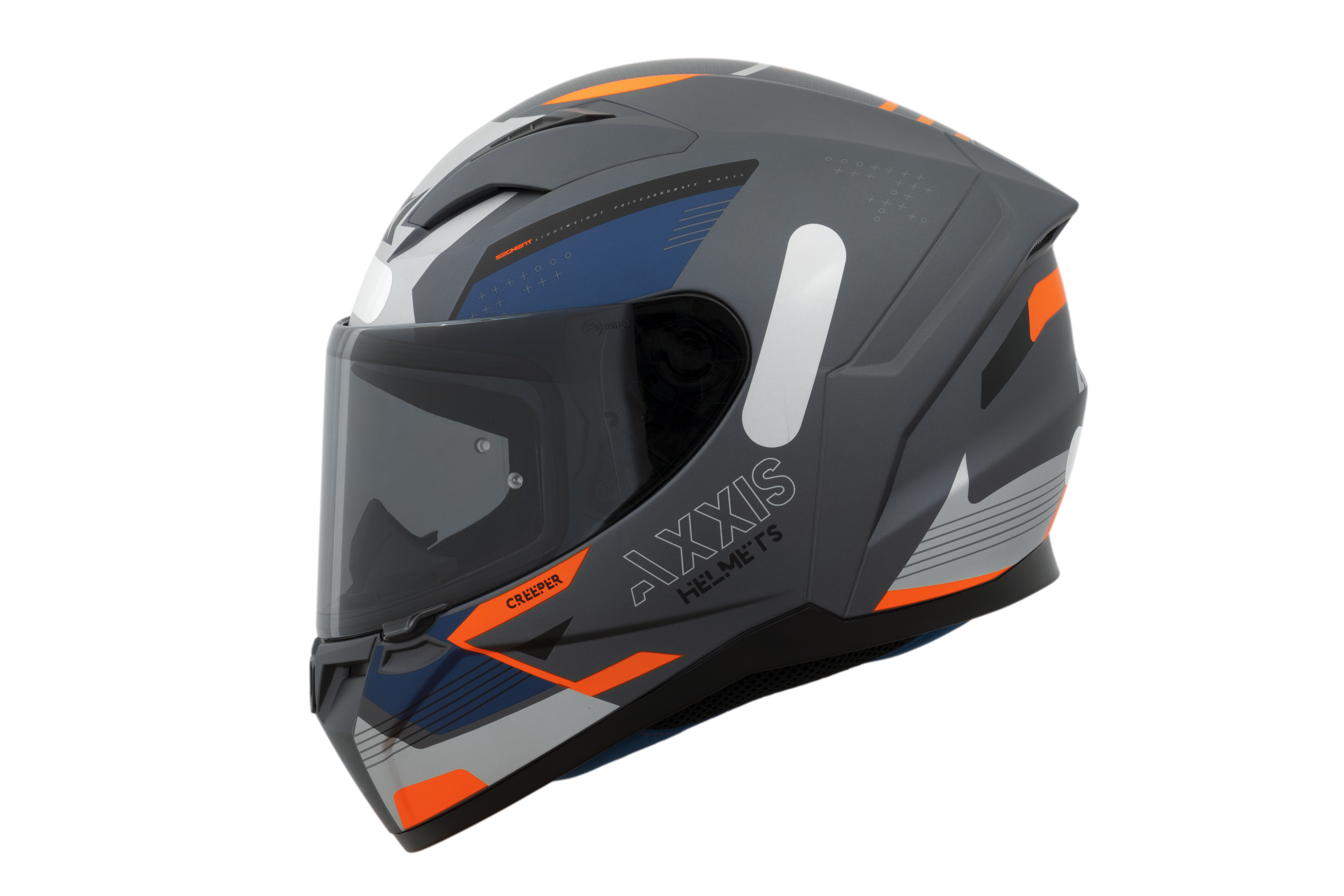 Capacete Axxis Segment Creepr C2 Cinza Matte