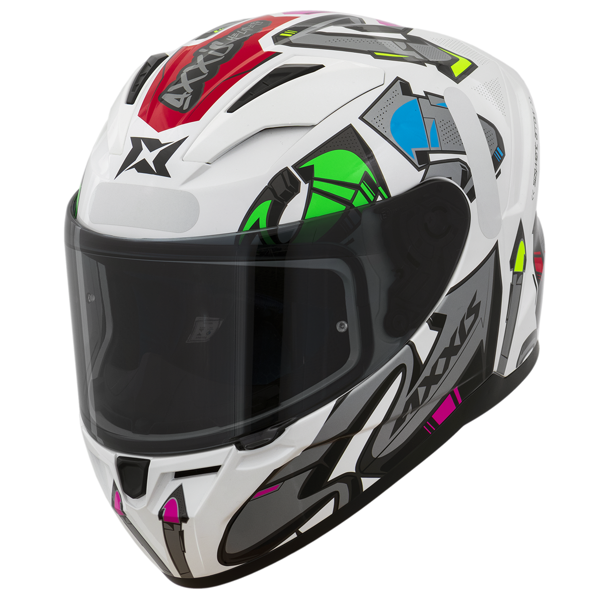 Capacete Axxis Segment Arrows A2 Cinza Brilho