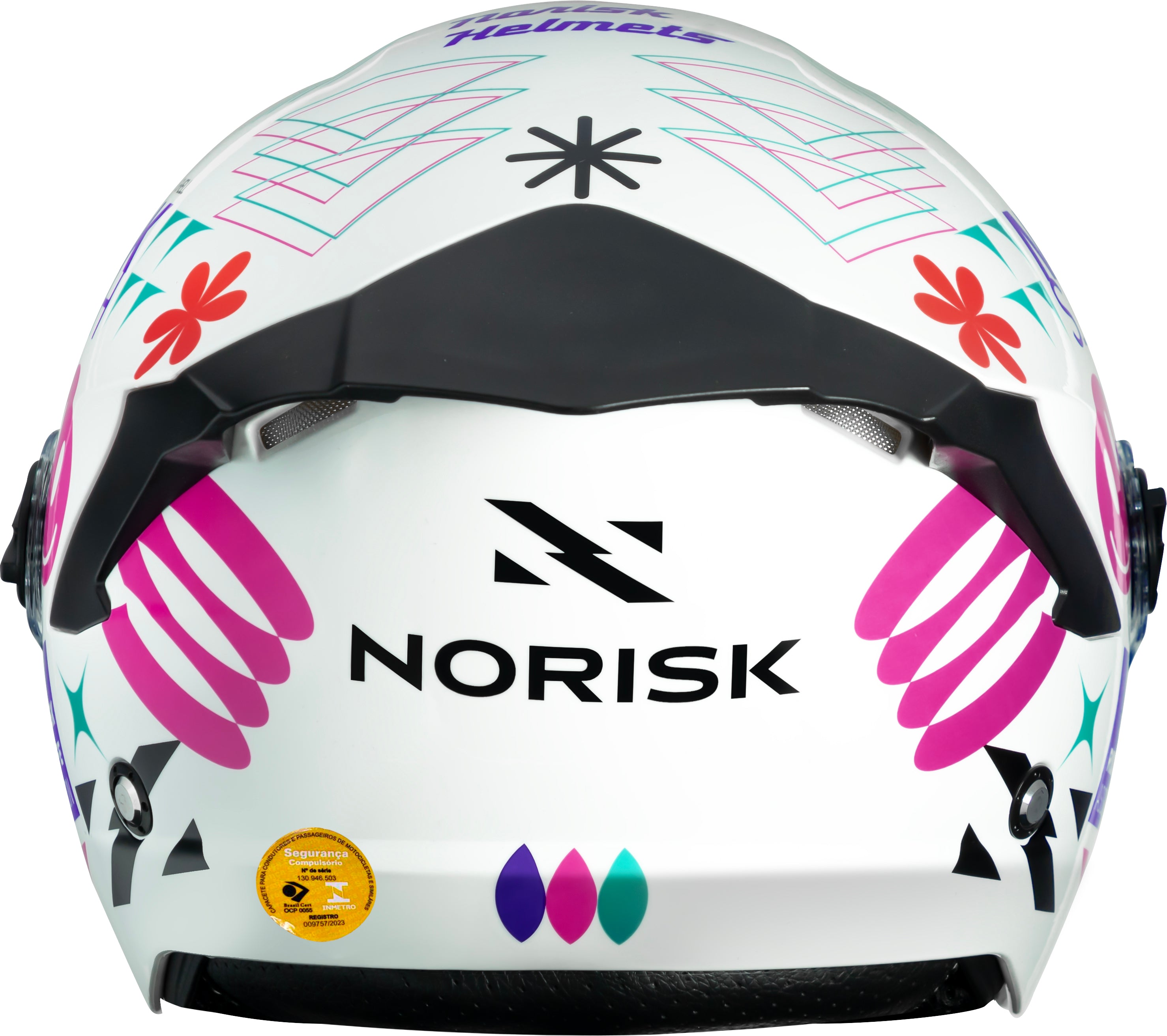 Capacete Norisk Neo Buddy Branco Rosa