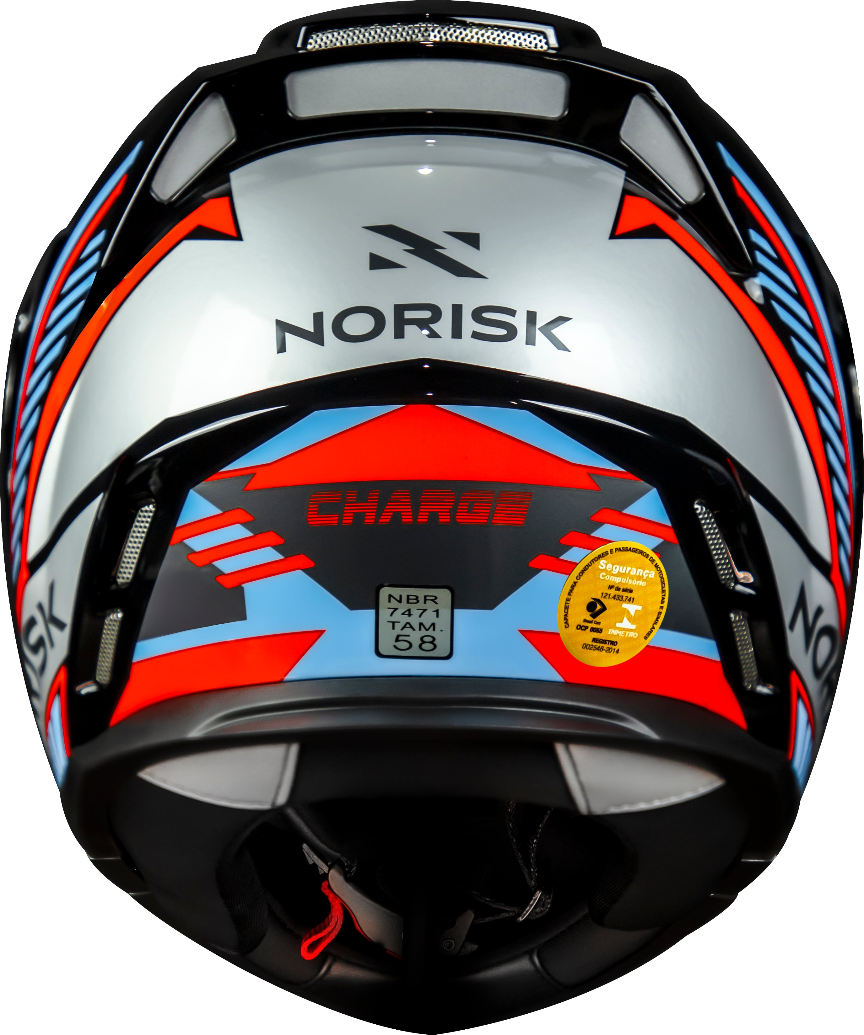 Capacete Norisk Route Charge Preto Azul